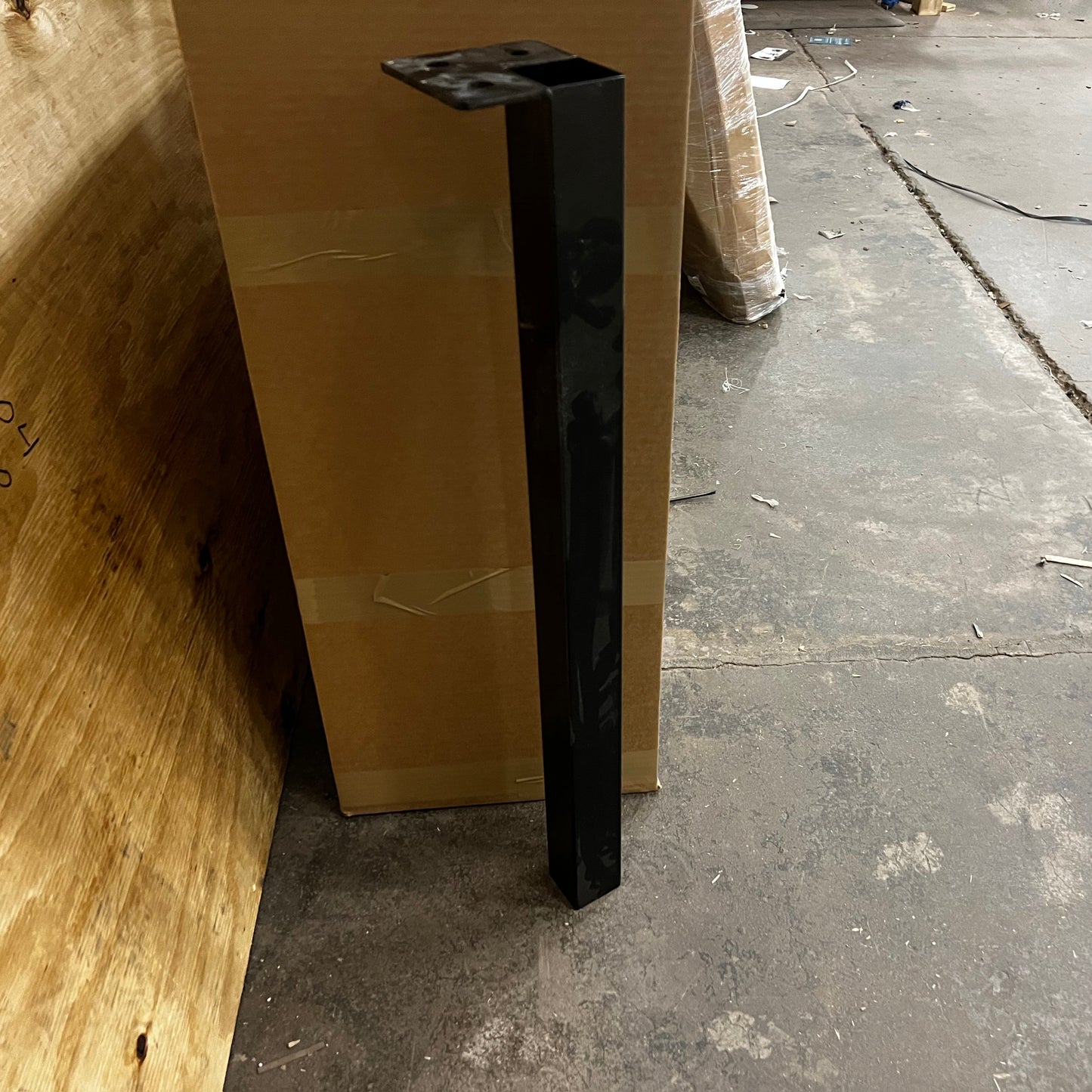 Powder Coated Steel Post Leg