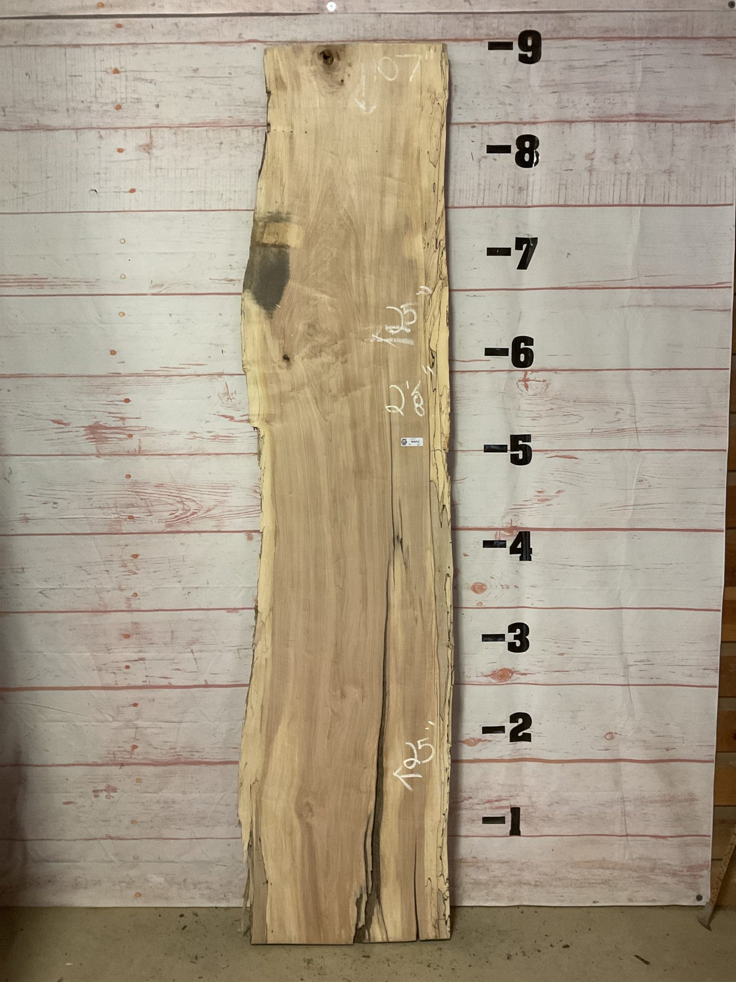 Live Edge Maple Sku# B18890