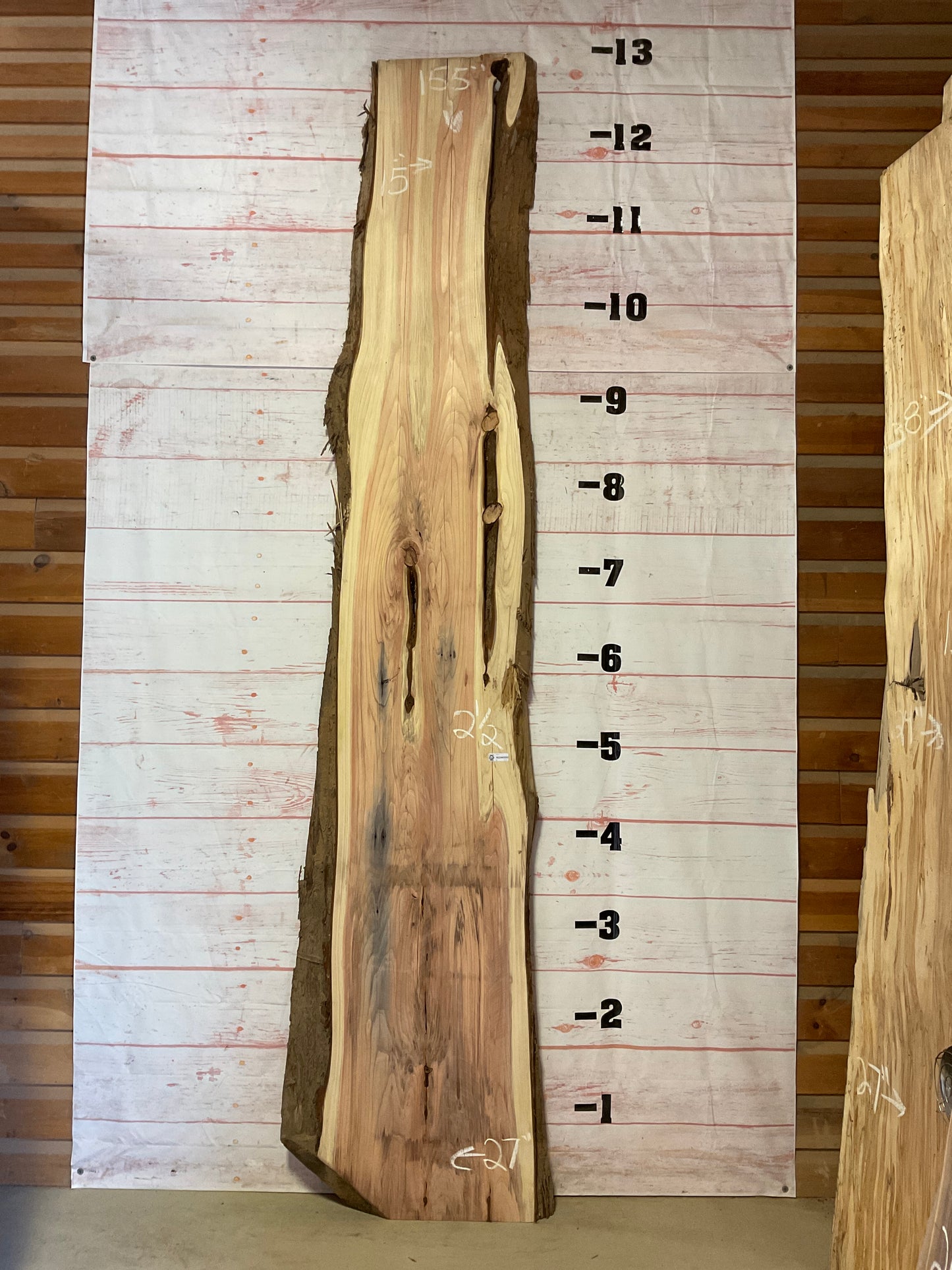 Live Edge Redwood - Sku#19963S-61