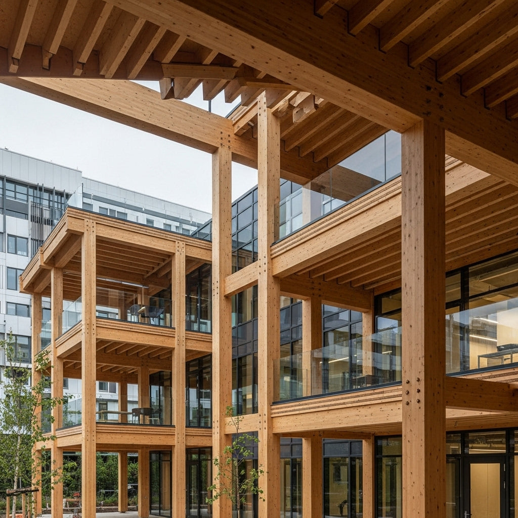 cross laminated timber building