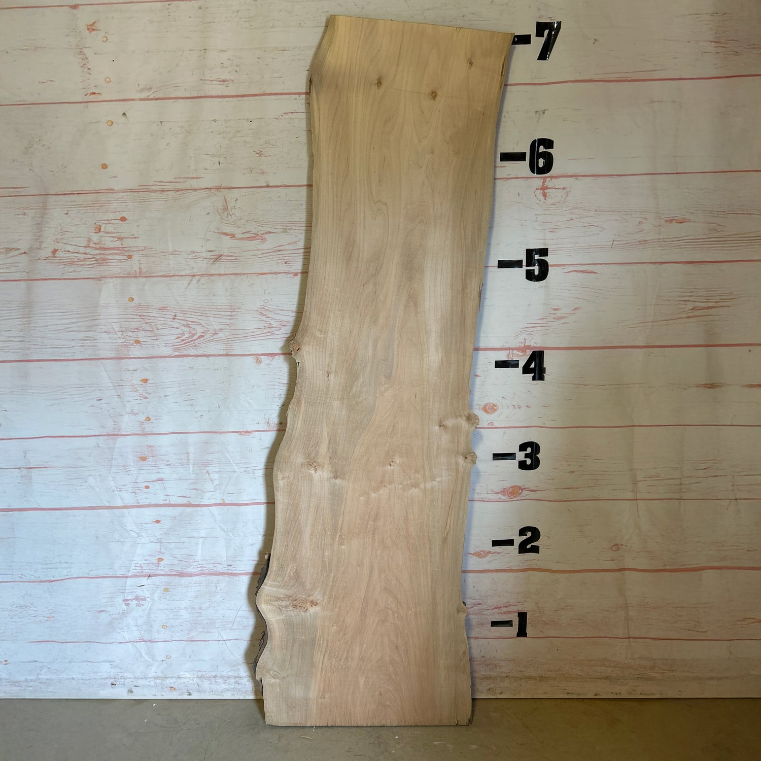 live edge maple slabs by Alderfer Lumber