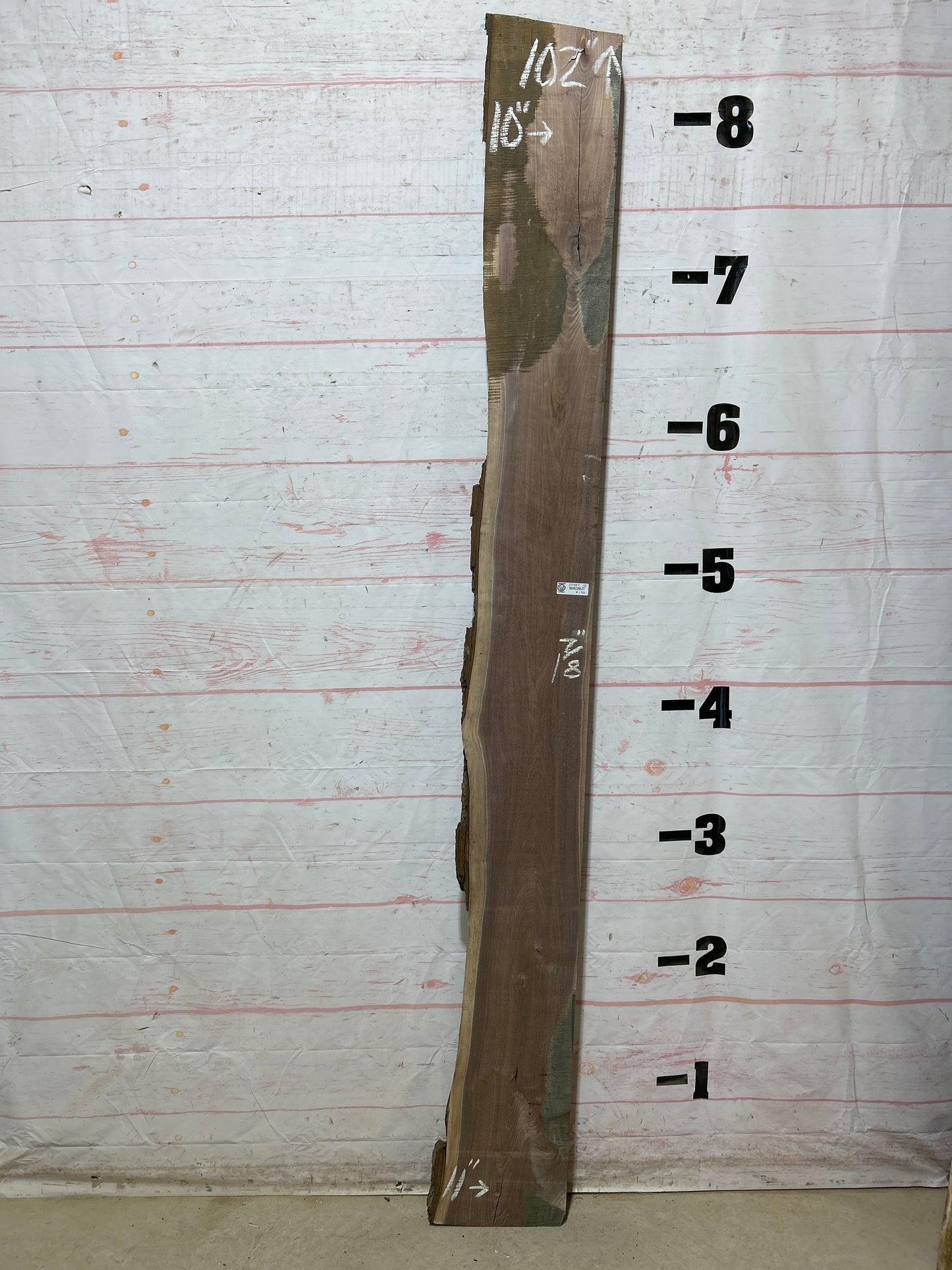Live Edge Walnut Sku#27487C-16