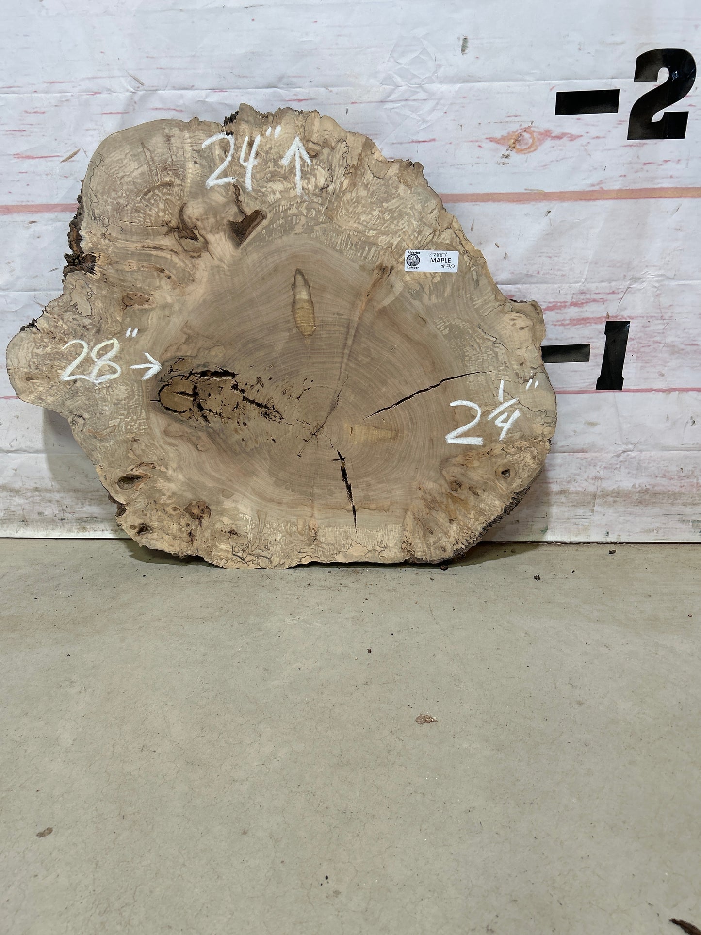 Live Edge Maple Cookie Sku#27887M
