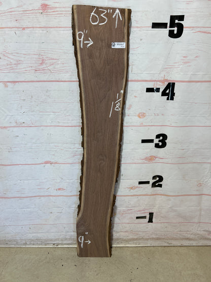 Live Edge Walnut Sku#28219M-4