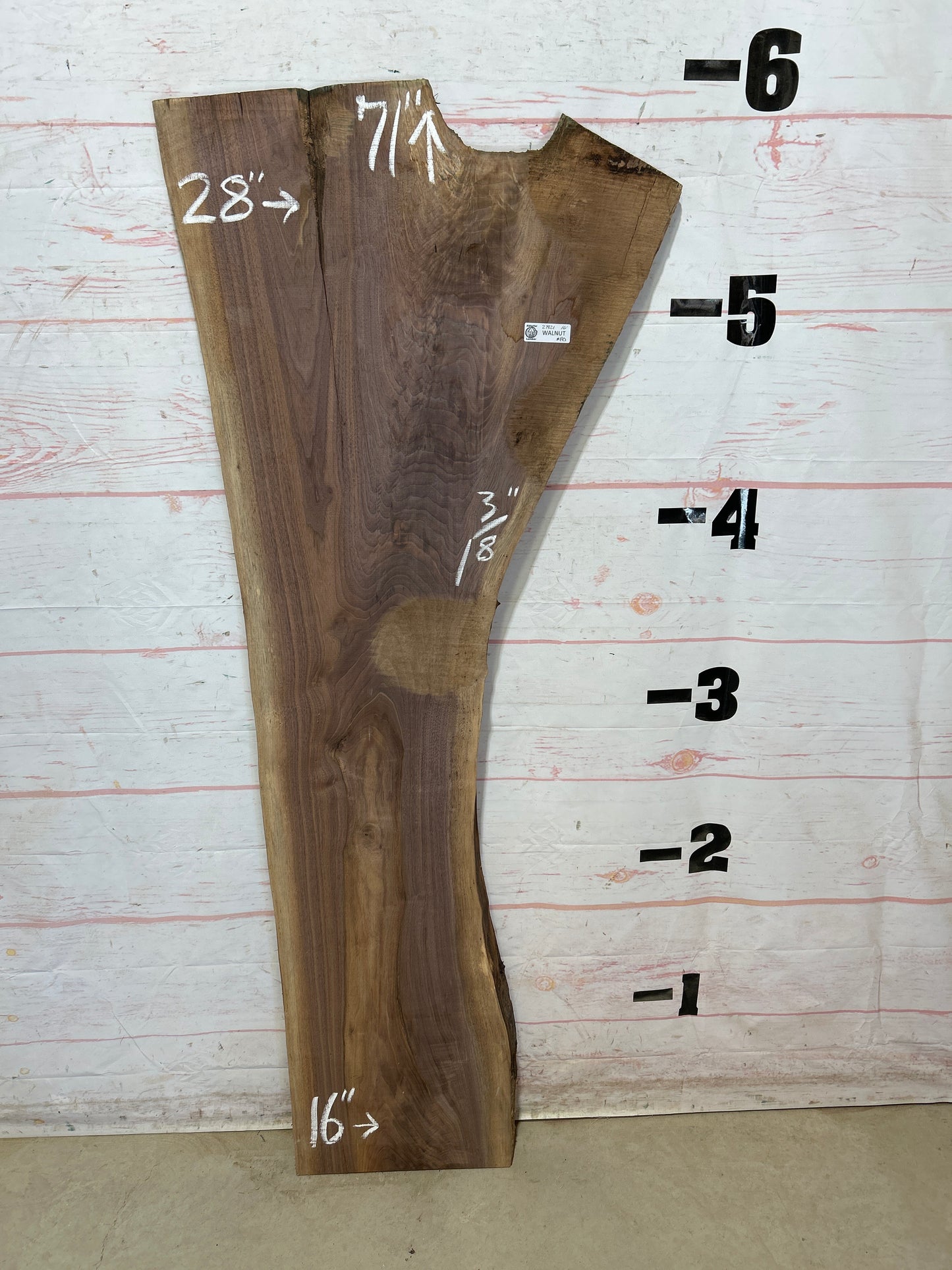 Live Edge Walnut Sku#27821-16