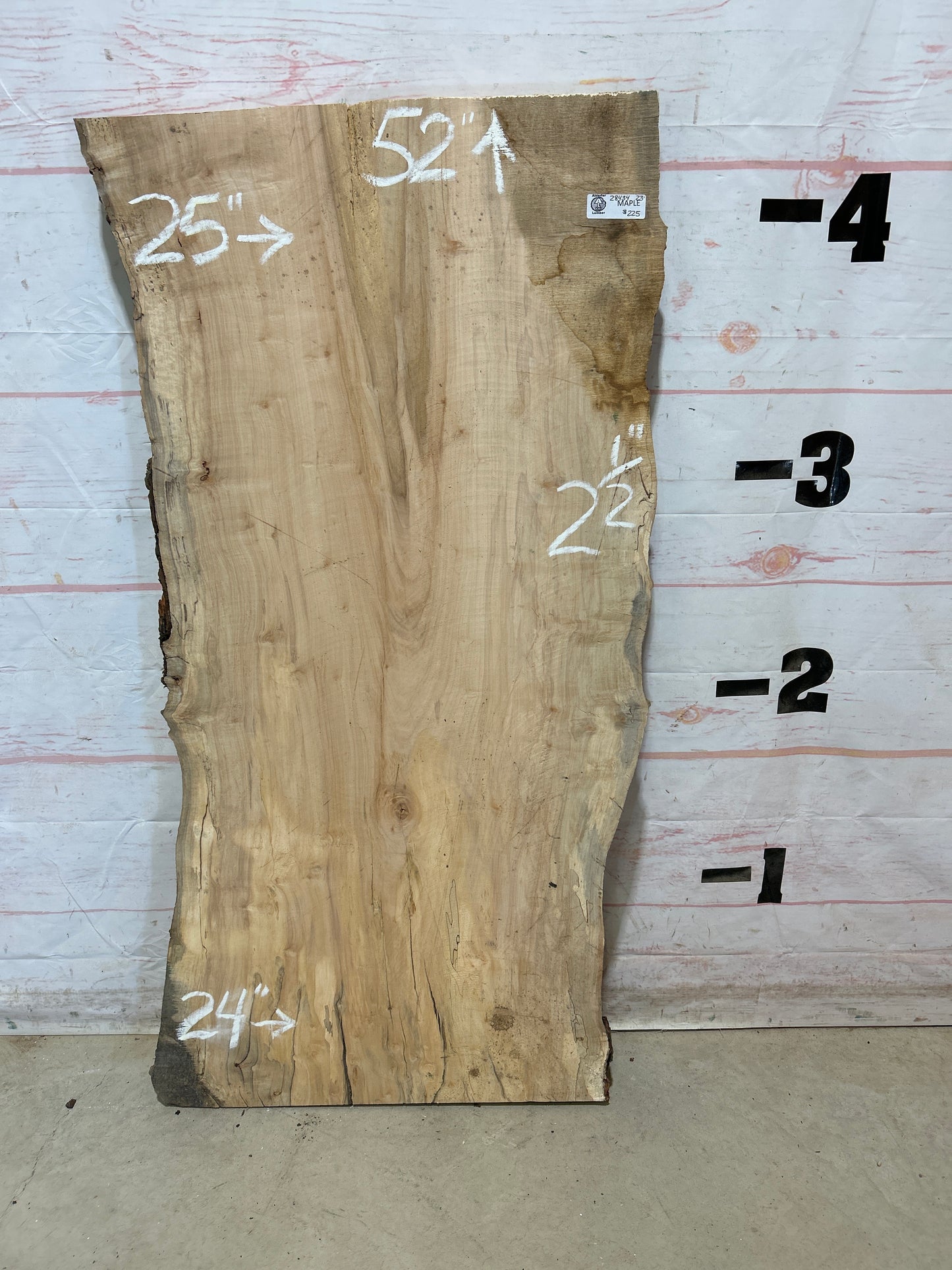 Live Edge Maple Sku#28434E-23