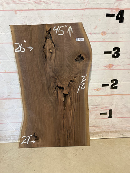 Live Edge Walnut Sku#28045M-17