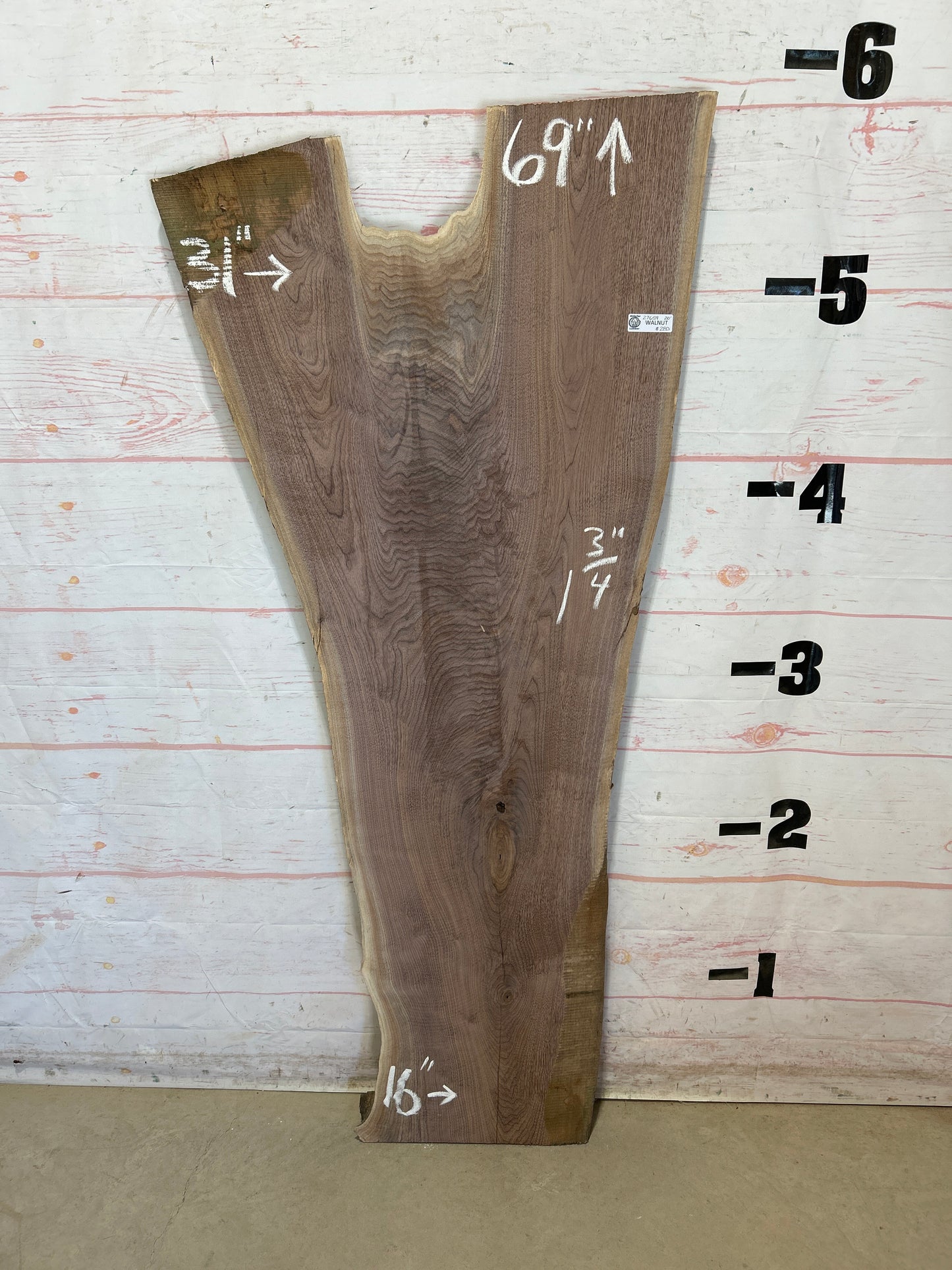 Live Edge Walnut Sku#27659A-20