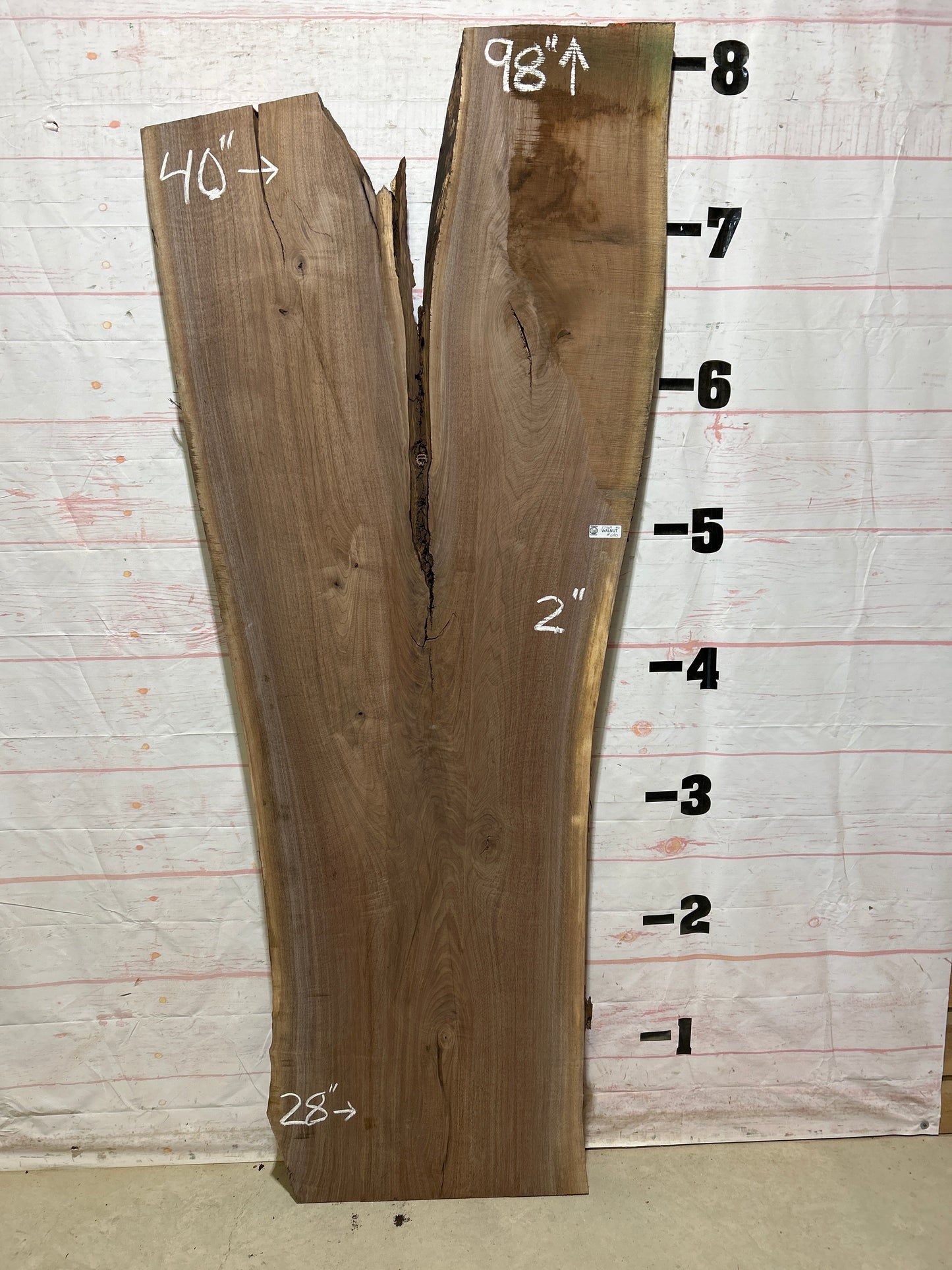 Live Edge Walnut Sku#27369-46