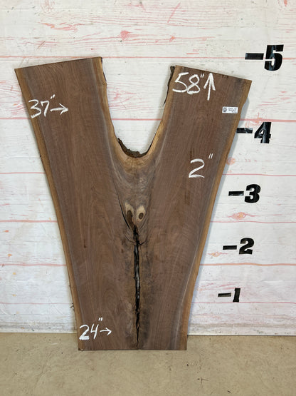 Live Edge Walnut Sku#28408N-25