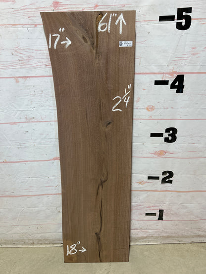 Live Edge Walnut Sku#28132G-17
