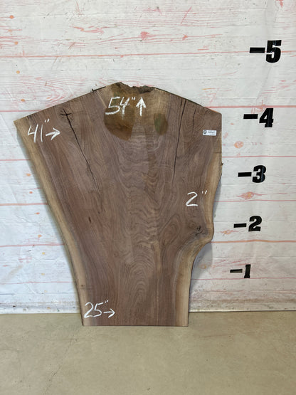 Live Edge Walnut Sku#27694M-25