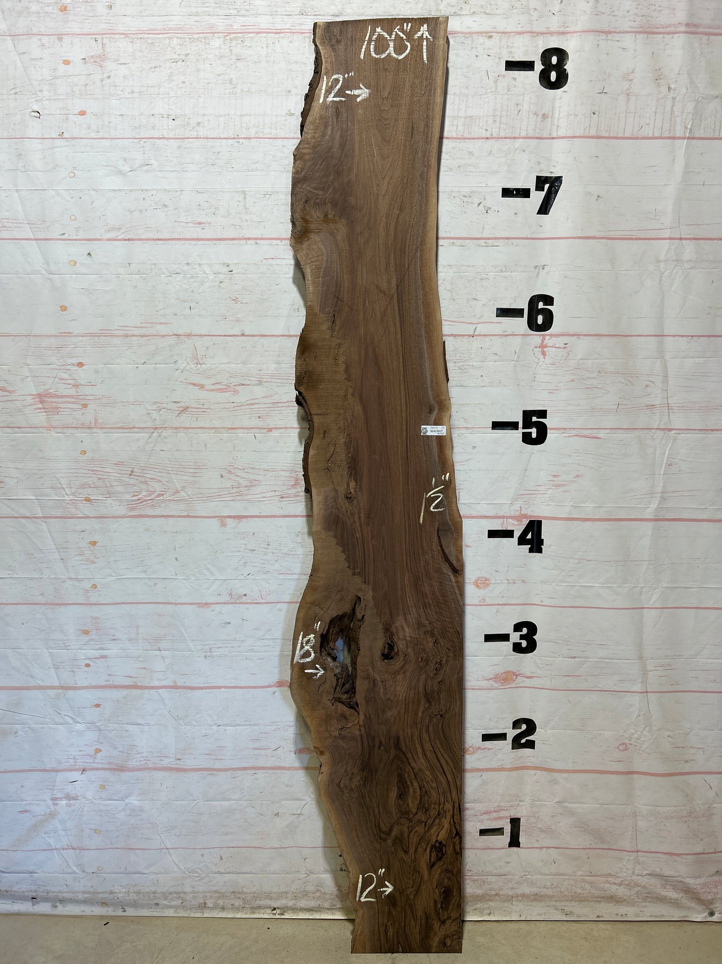 Live Edge Walnut Sku#28015M-16