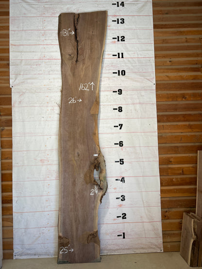 Live Edge Walnut Sku#28672-87