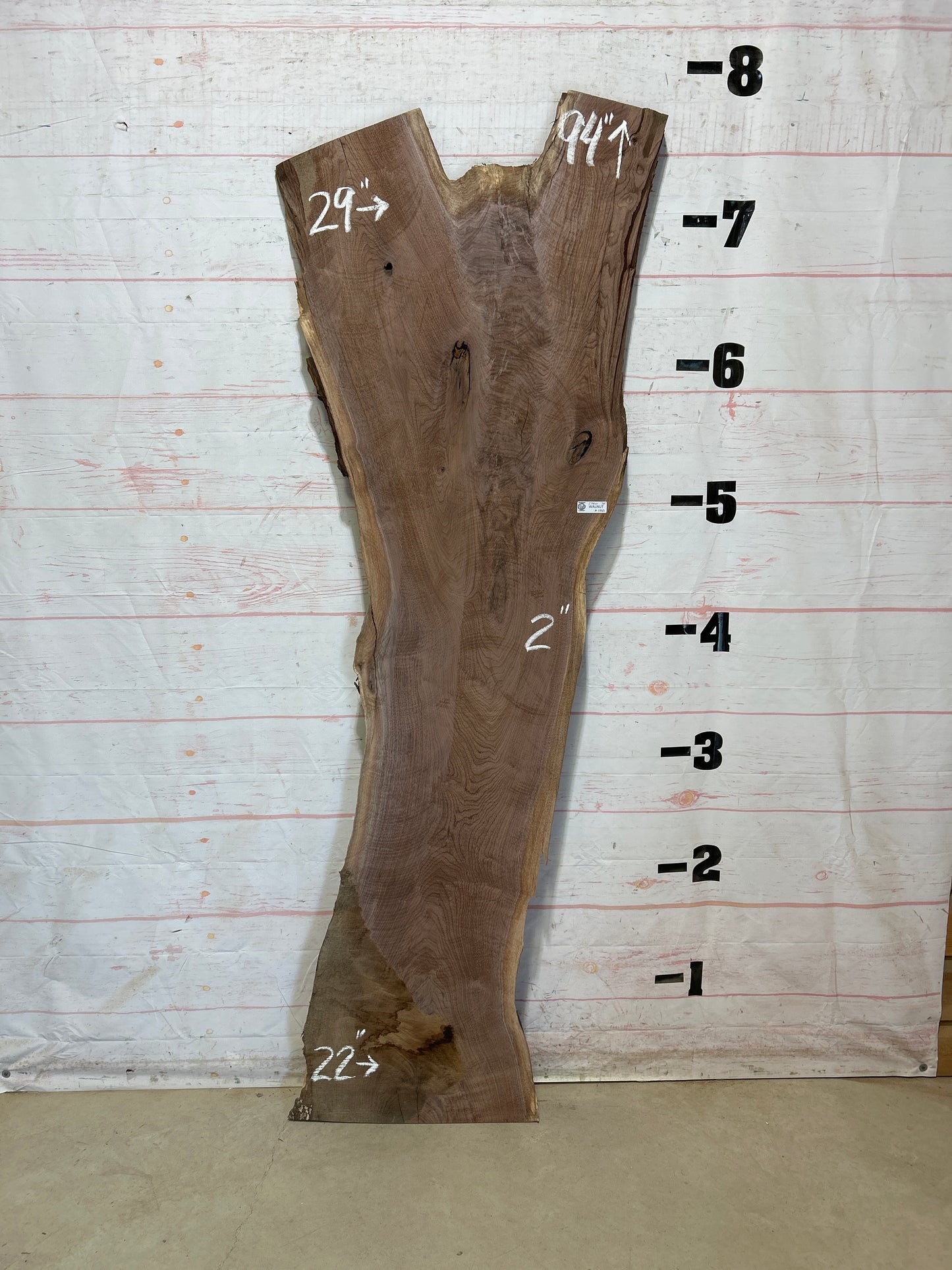 Live Edge Walnut Sku#27900A-34