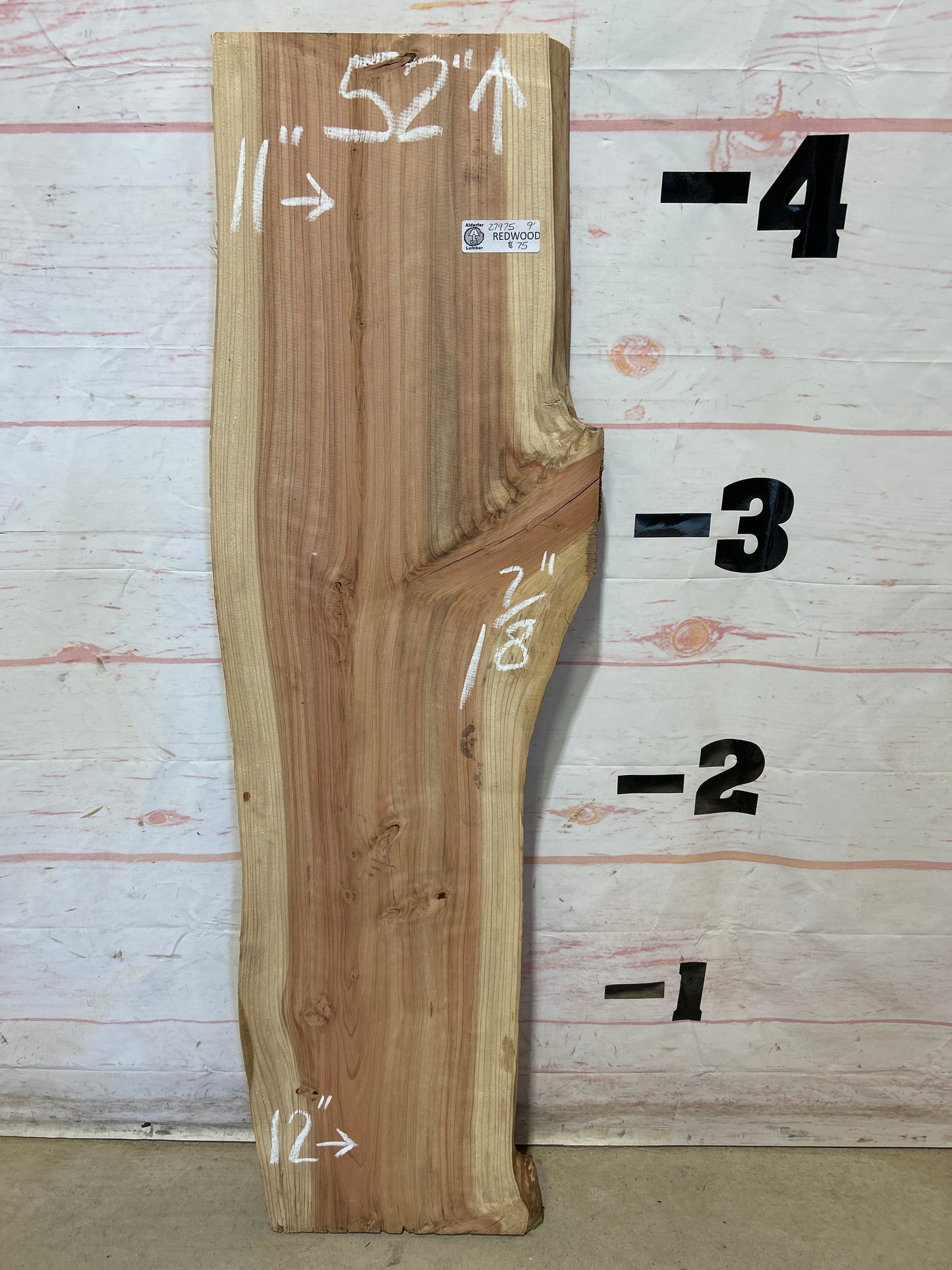 Live Edge Redwood Sku#27975M-9