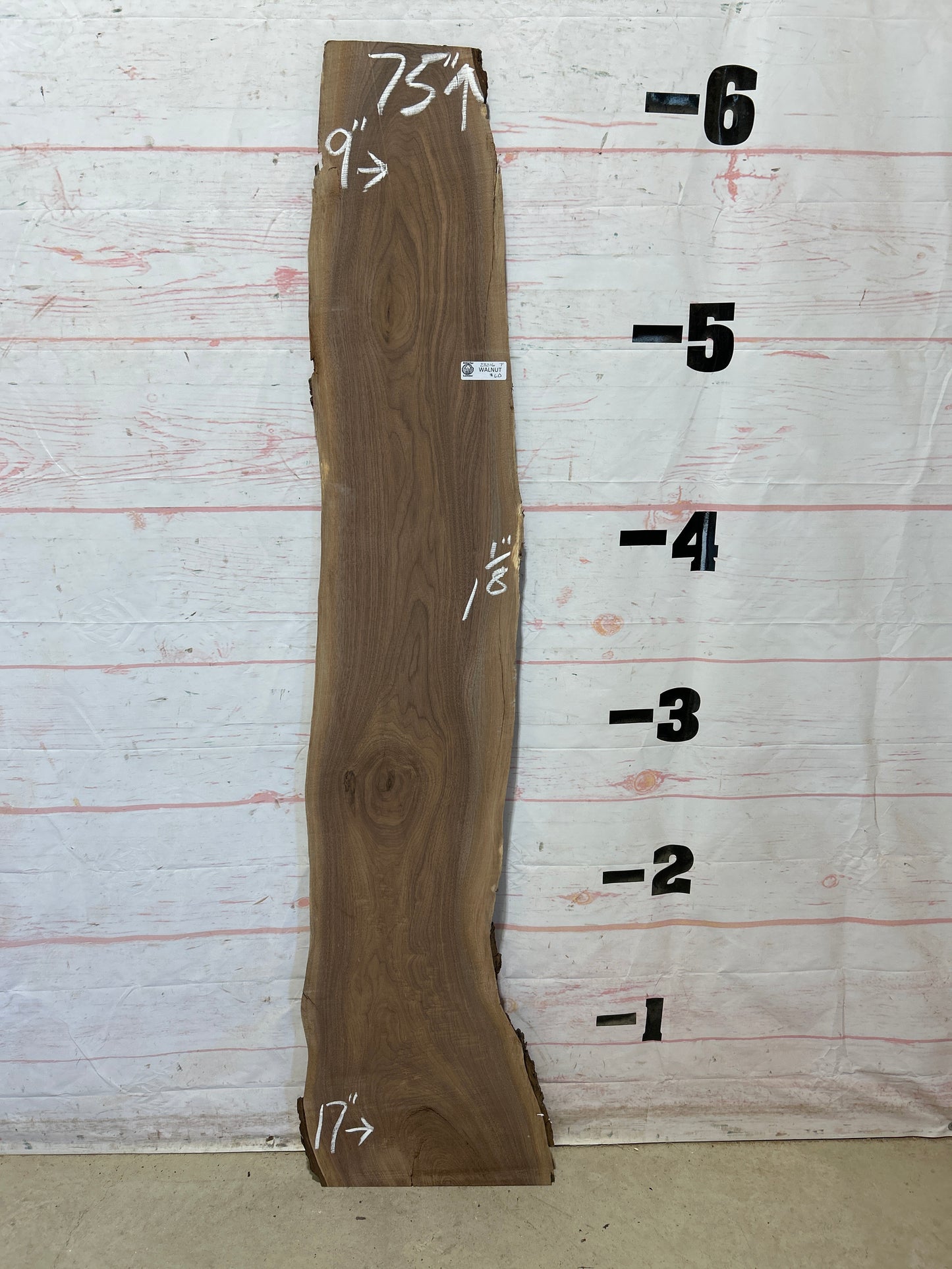 Live Edge Walnut Sku#28216M-7