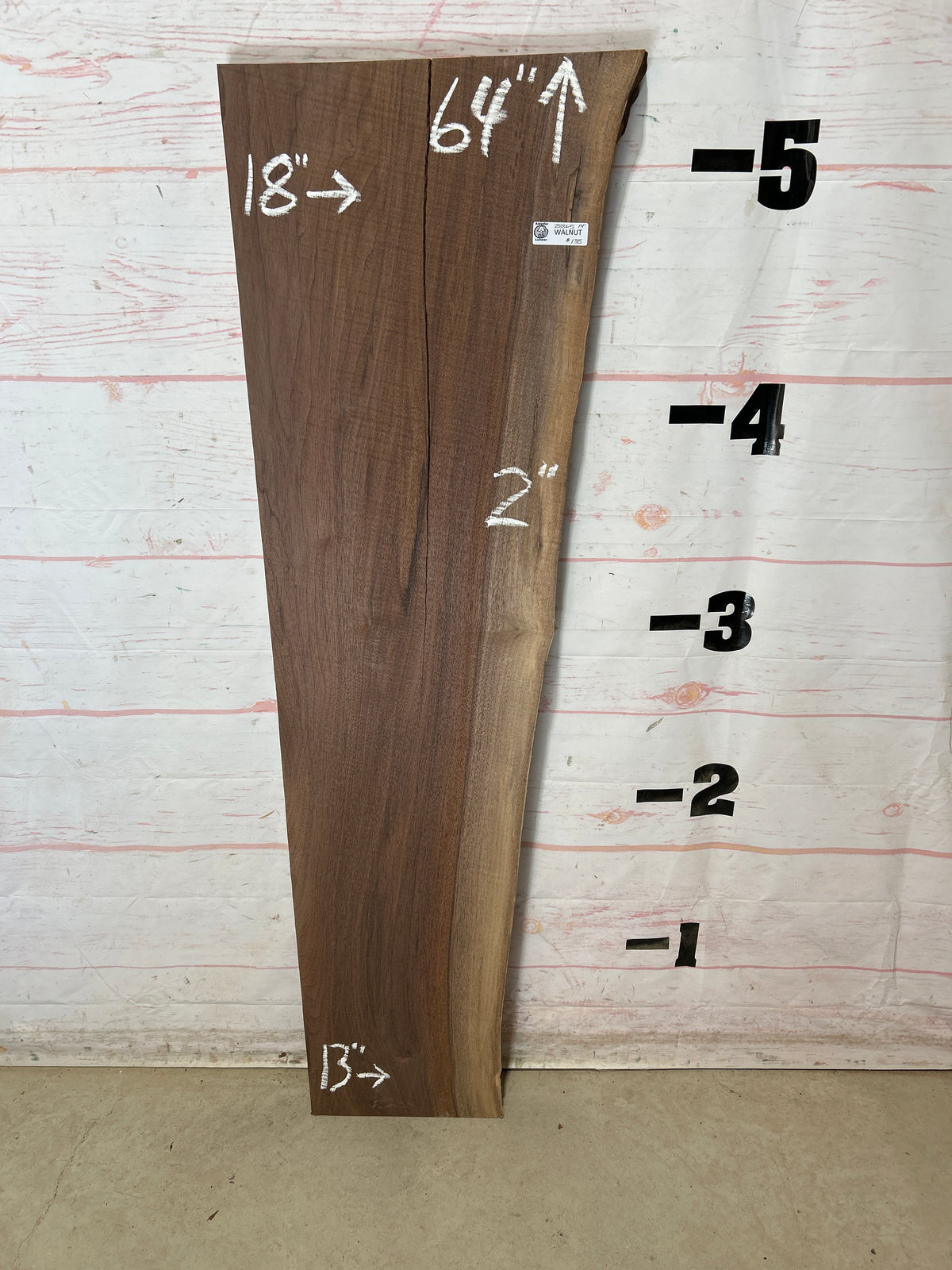 Live Edge Walnut Sku#28865C-14