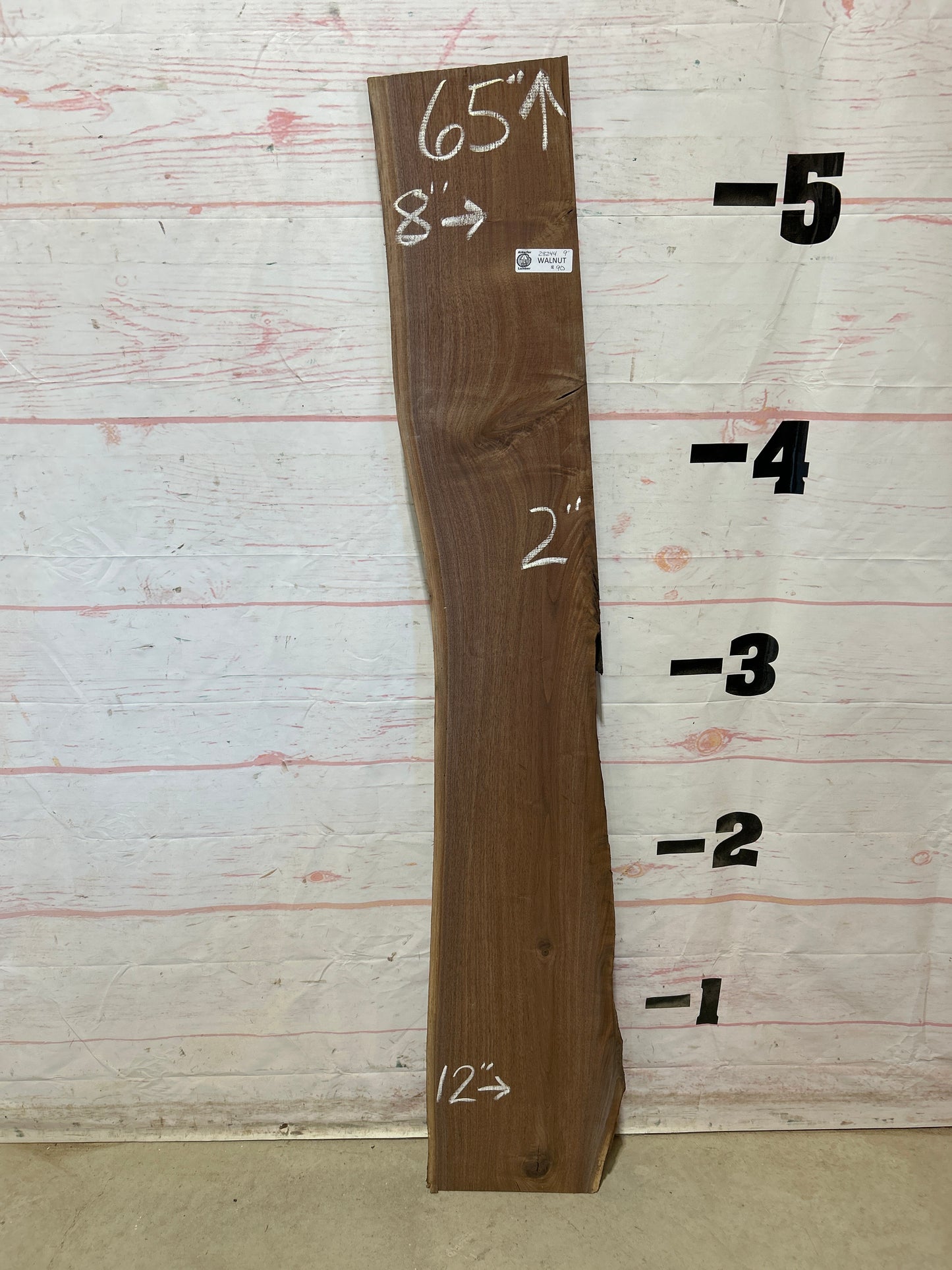 Live Edge Walnut Sku#28244C-9