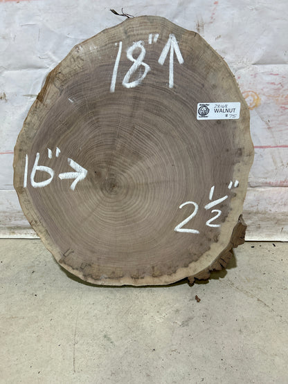 Live Edge Walnut Cookie Sku#28168M