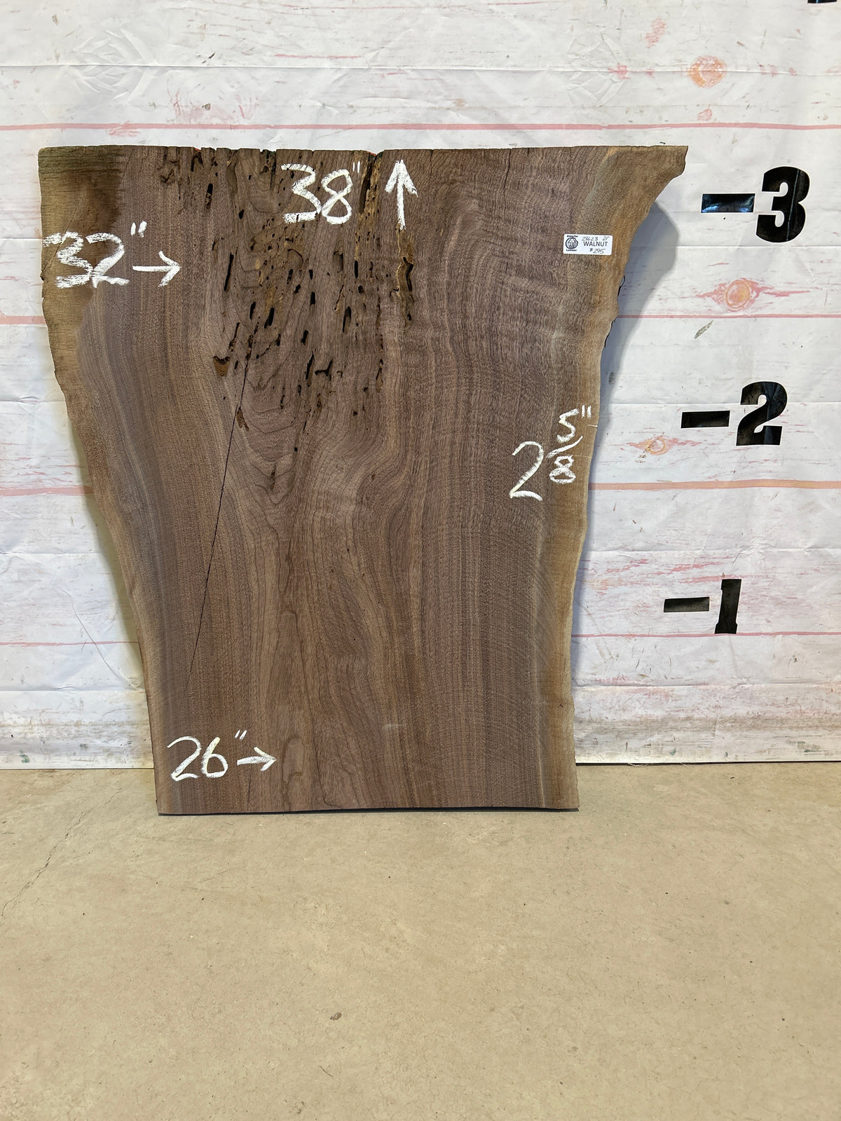 Live Edge Walnut Sku#28623M-21
