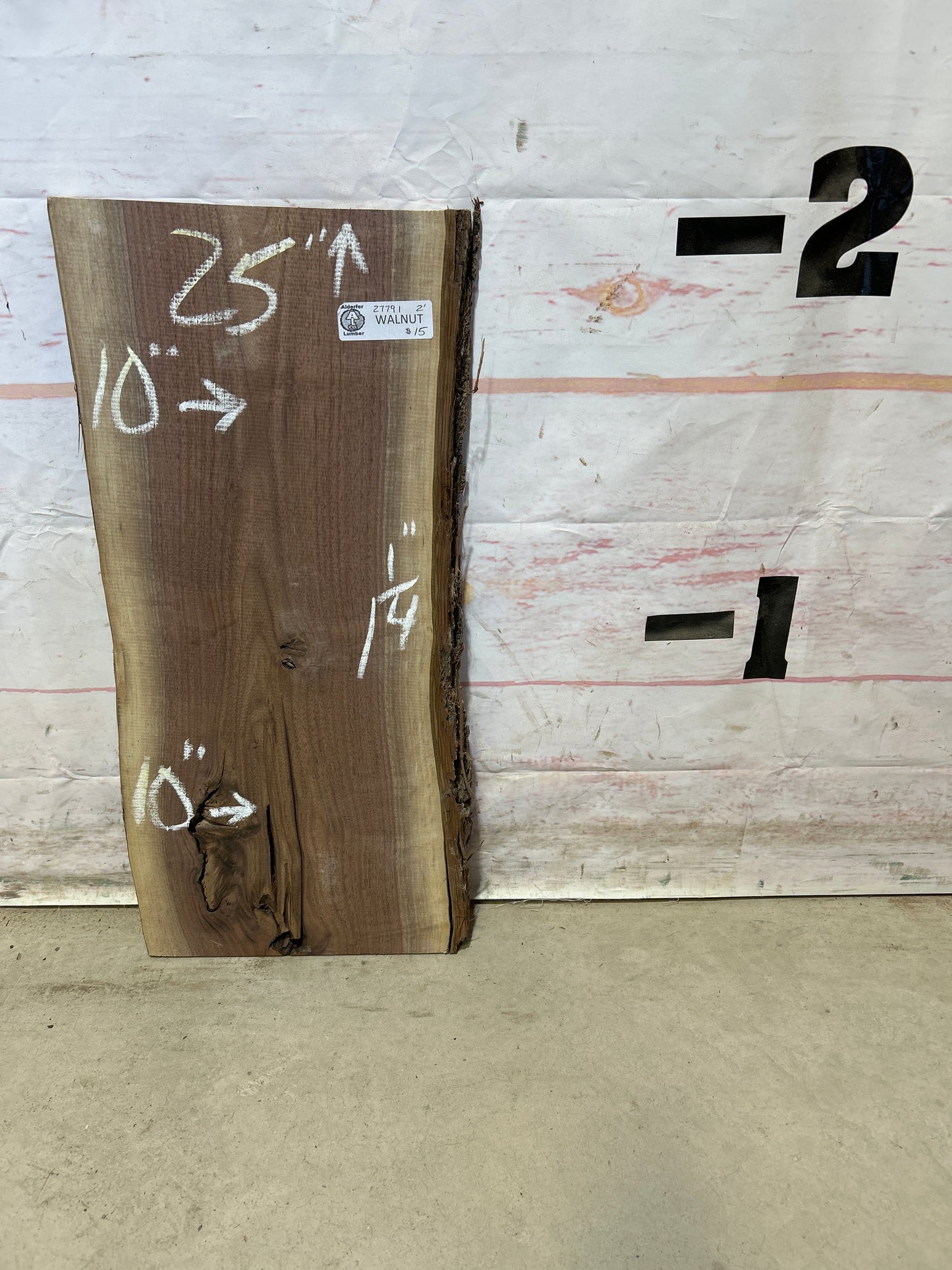 Live Edge Walnut Sku#27791M-2