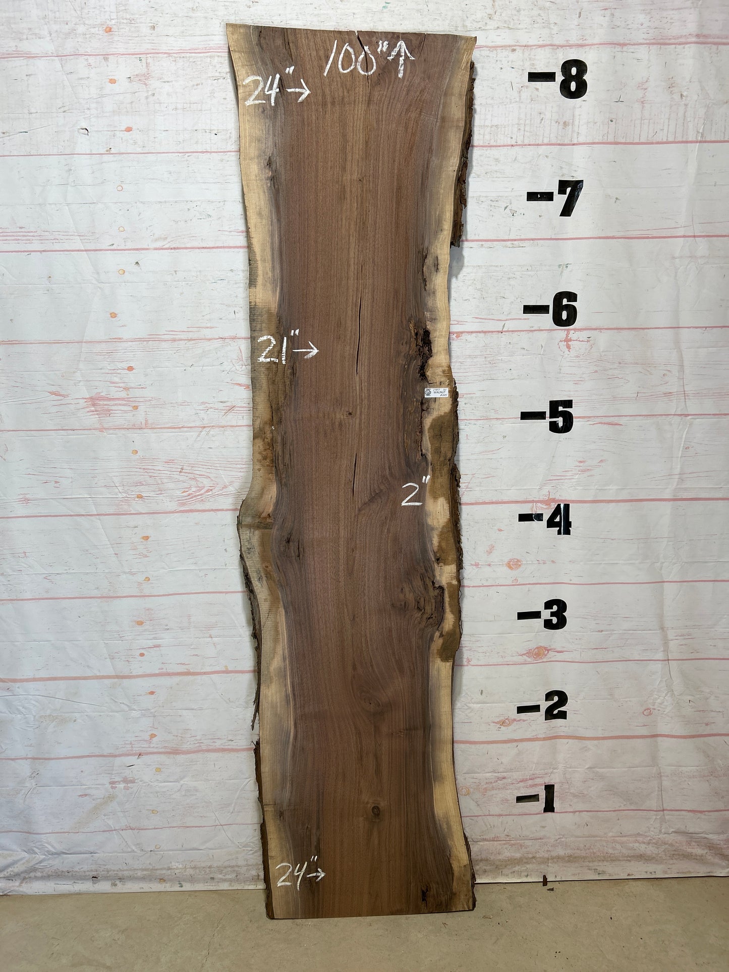 Live Edge Walnut Sku#27857K-32