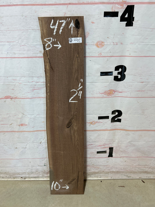 Live Edge Walnut Sku#27743C-7