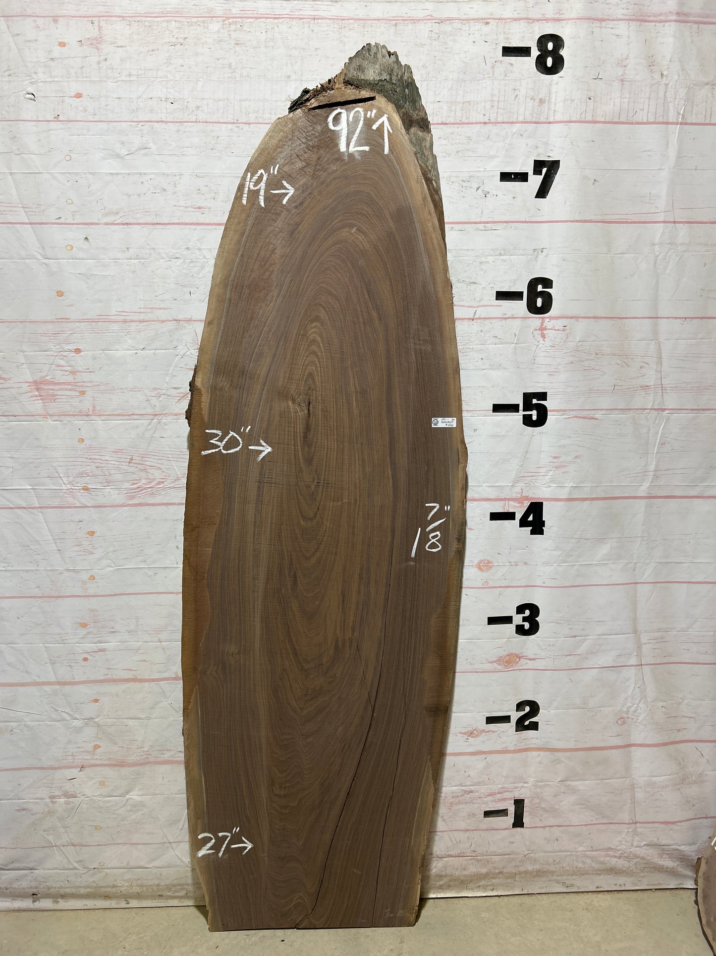 Live Edge Walnut Sku#28111A-32