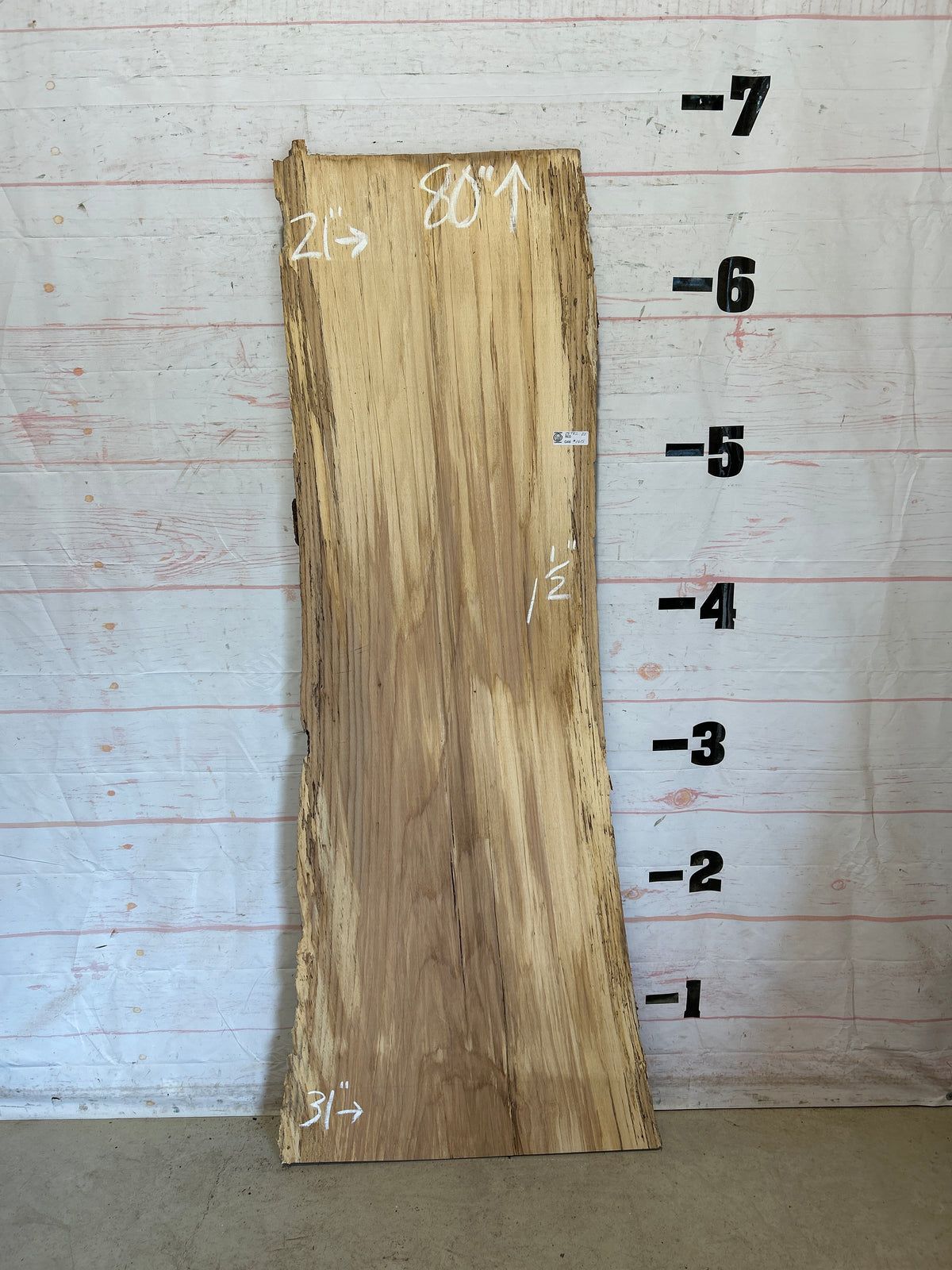 Live Edge Red Oak Sku#28782-22