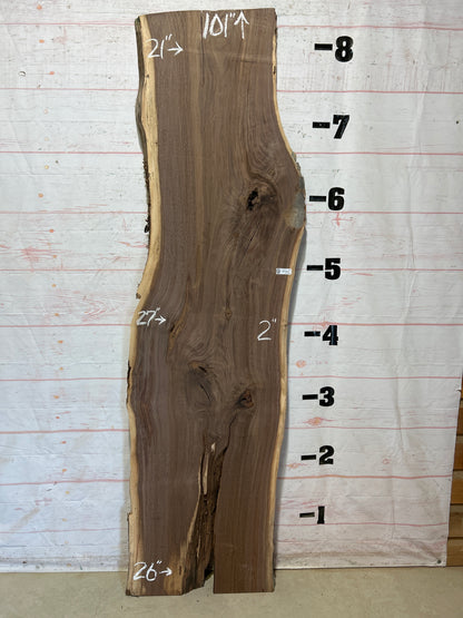 Live Edge Walnut Sku#27895K-34
