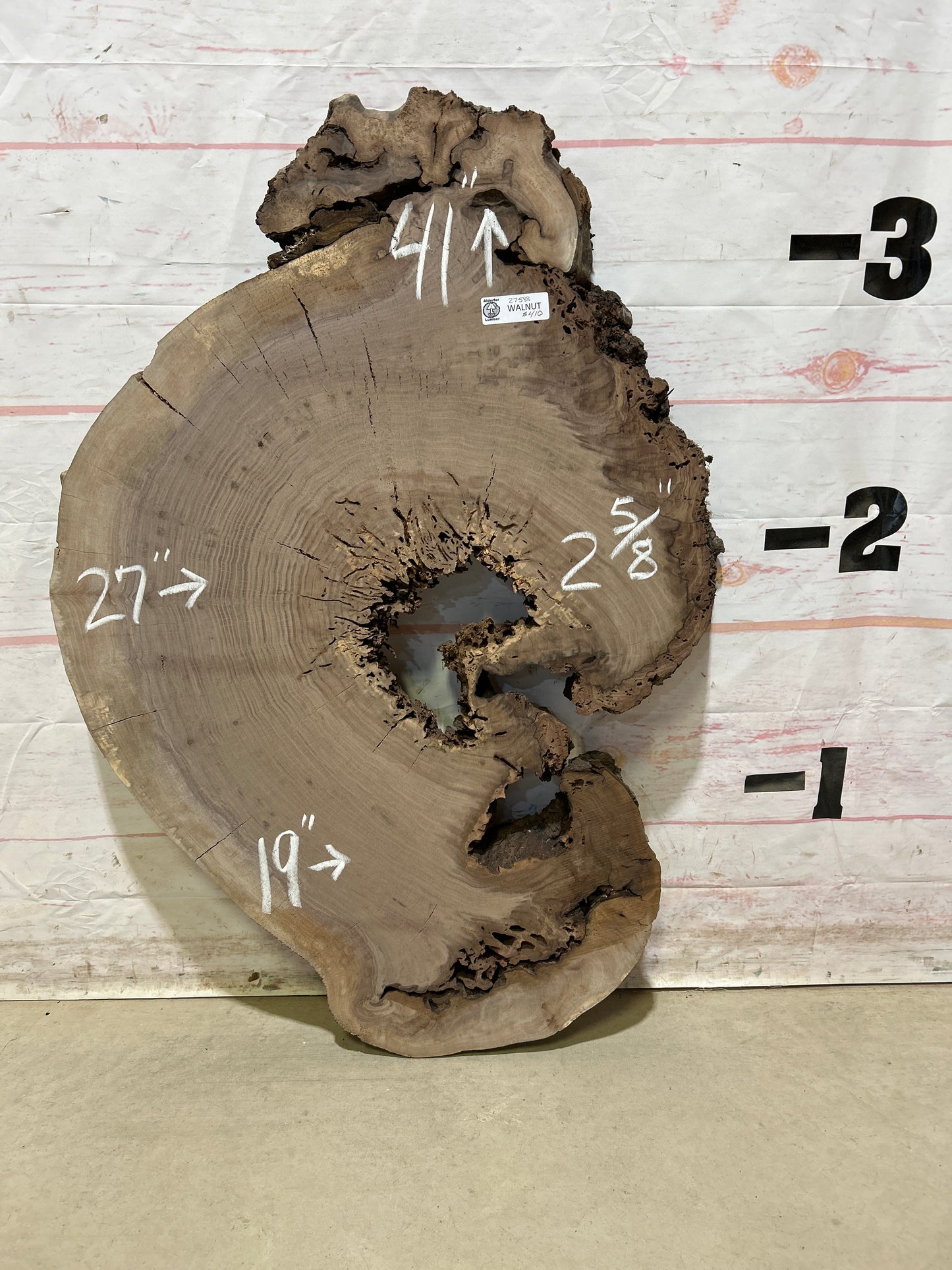 Live Edge Walnut Sku#27588N