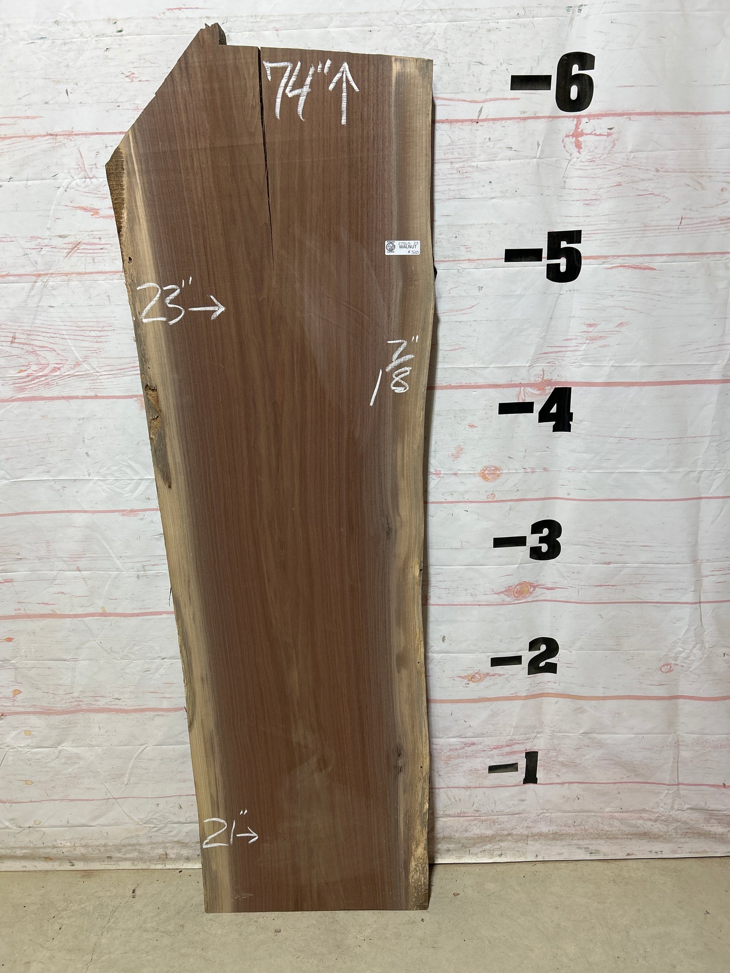 Live Edge Walnut Sku#27565G-23