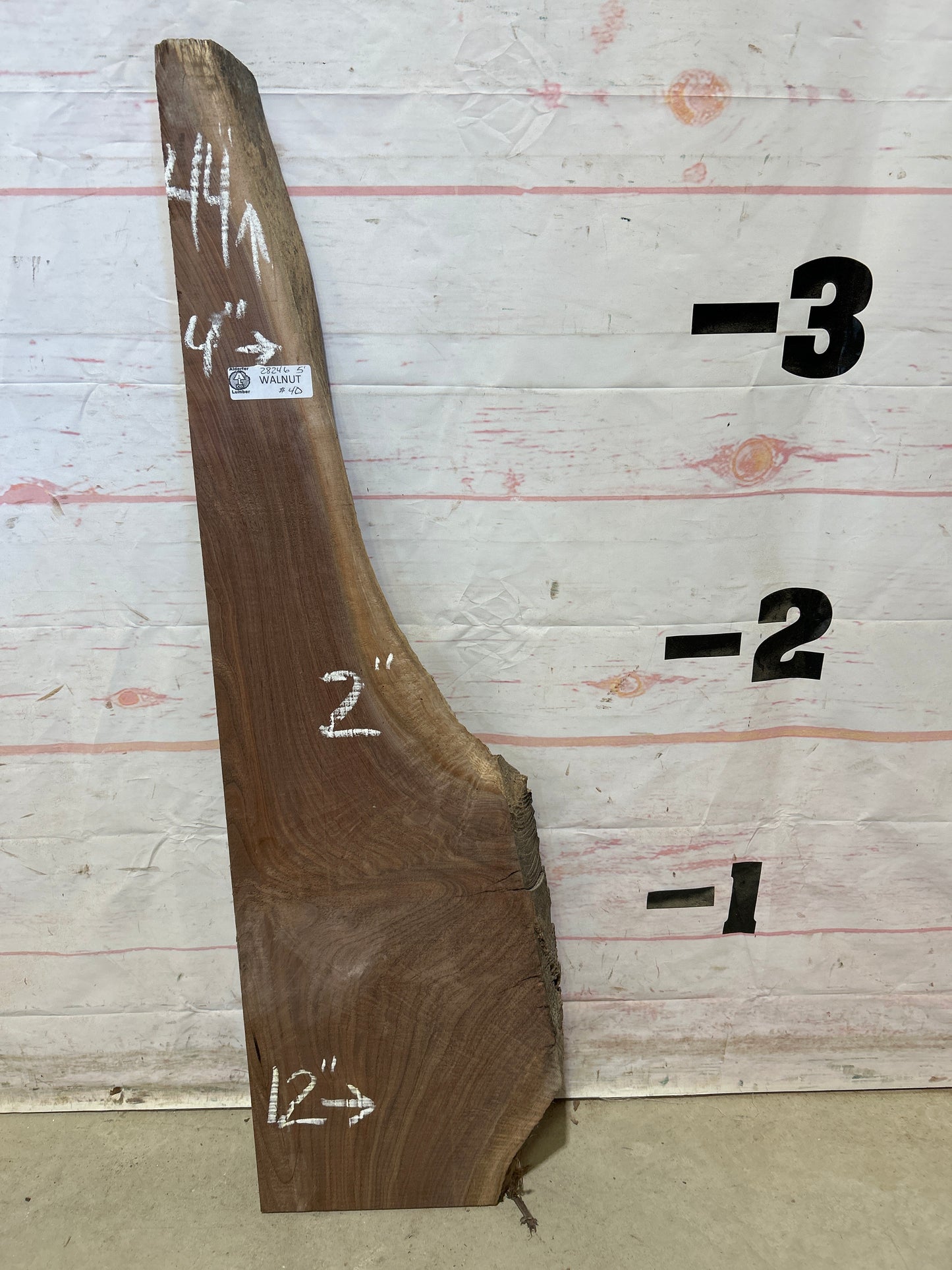 Live Edge Walnut Sku#28246M-5