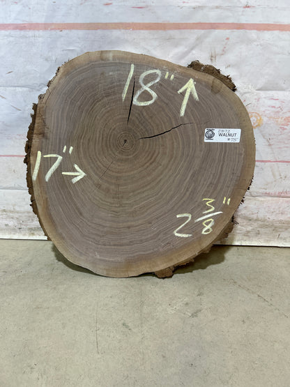 Live Edge Walnut Cookie Sku#28172M