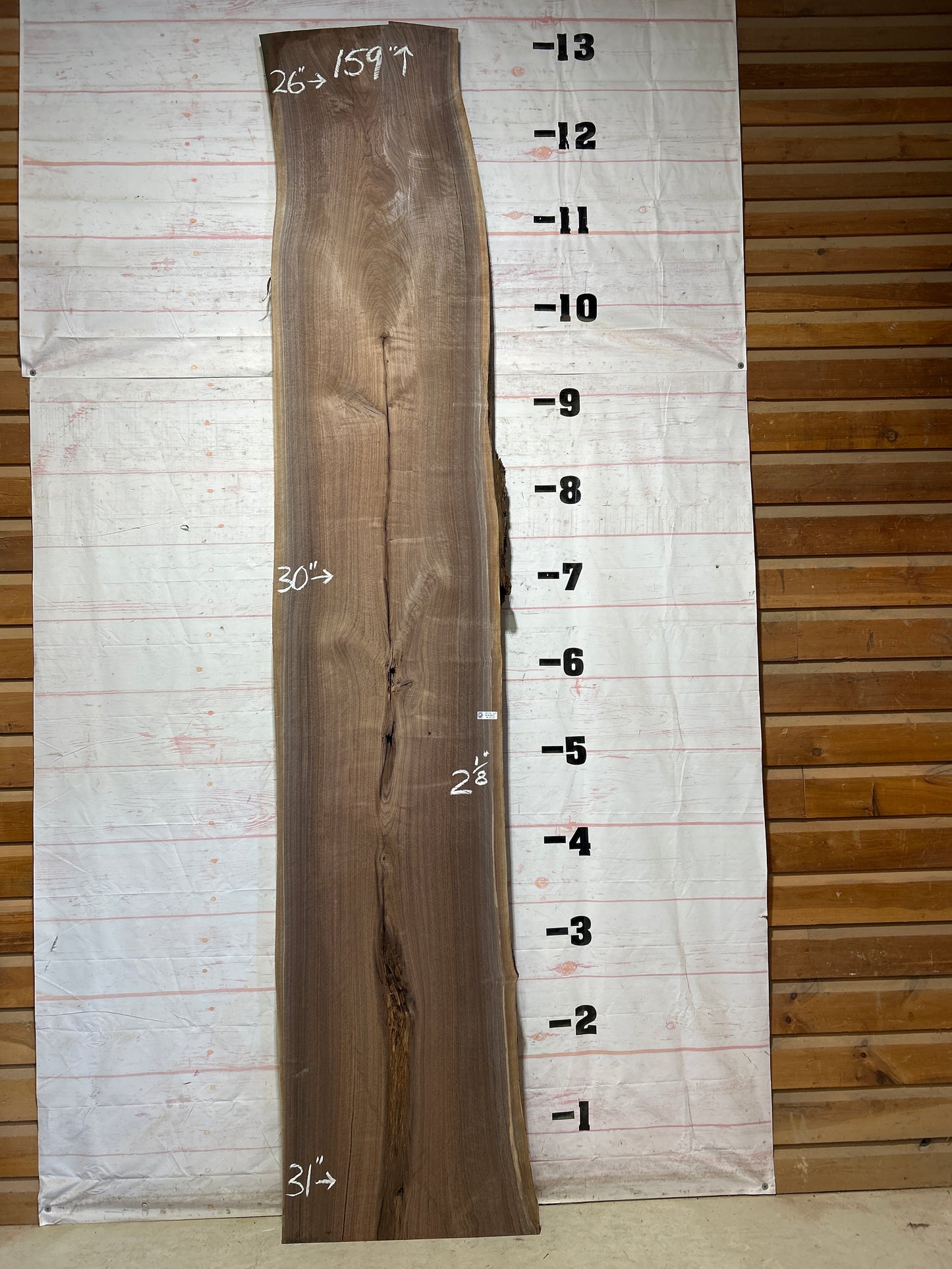 Live Edge Walnut Sku#28346-64