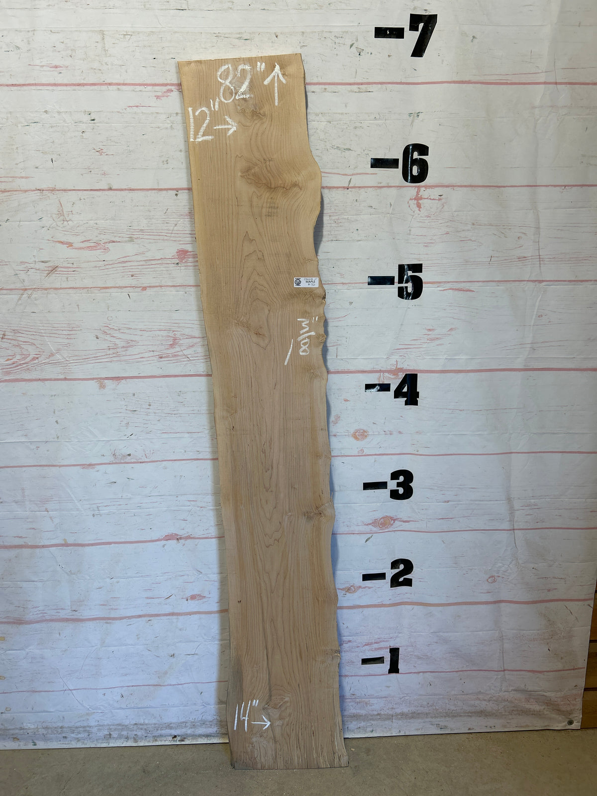 Live Edge Maple Sku#28663E-11