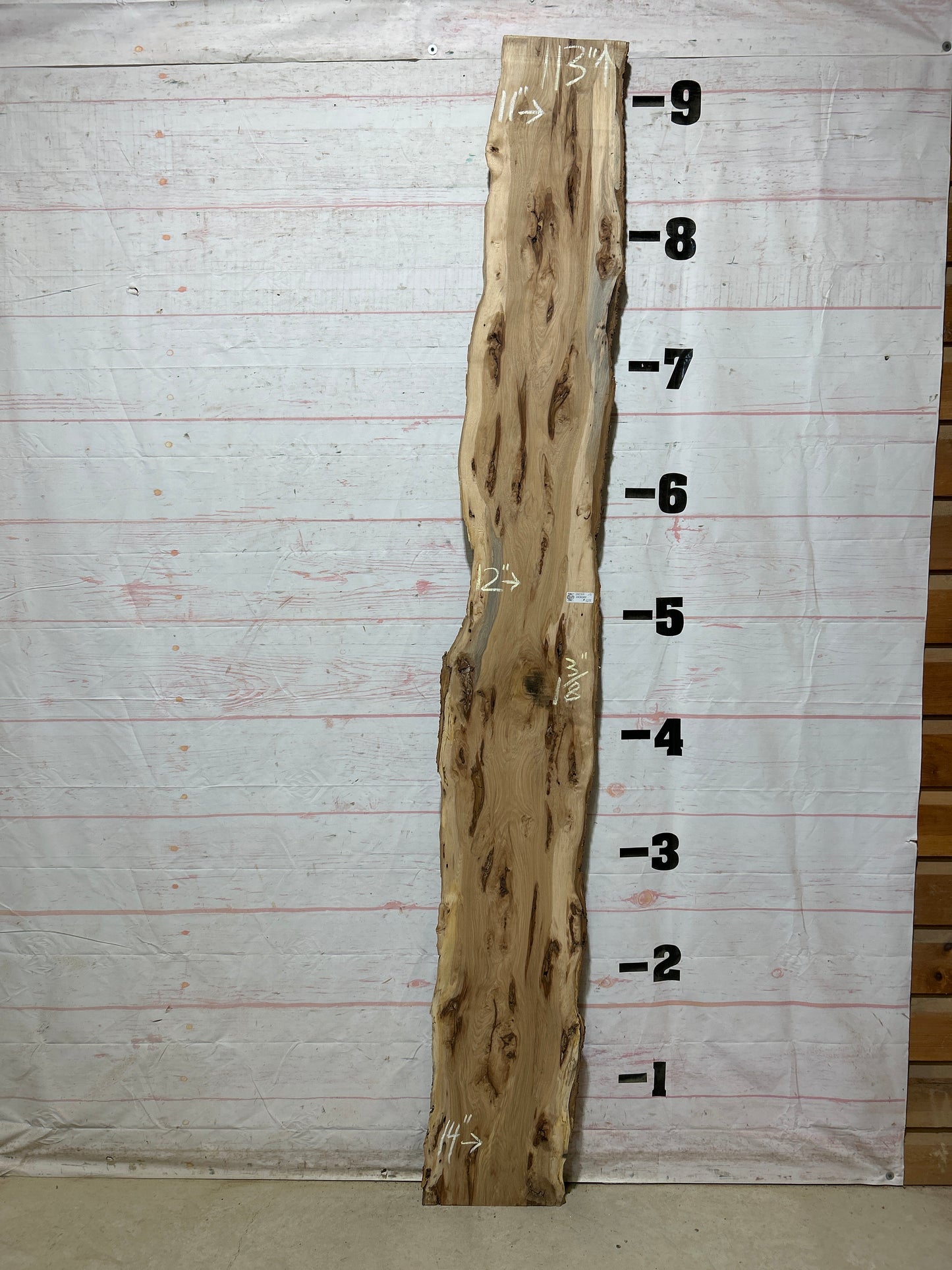 Live Edge Hickory Sku#28235-15
