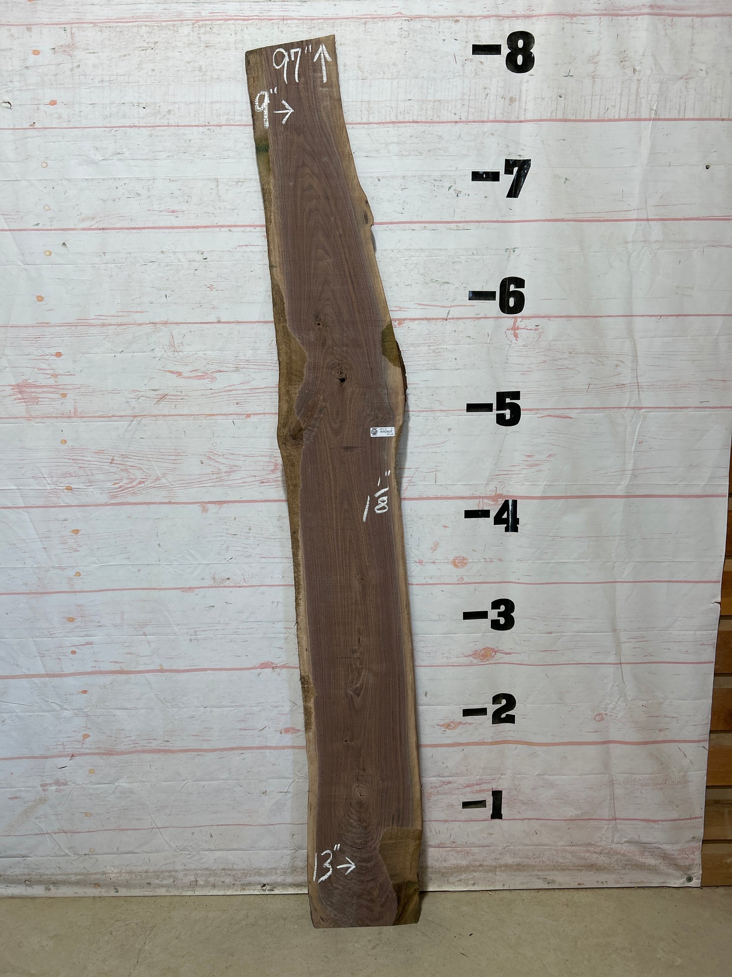 Live Edge Walnut Sku#28212M-7