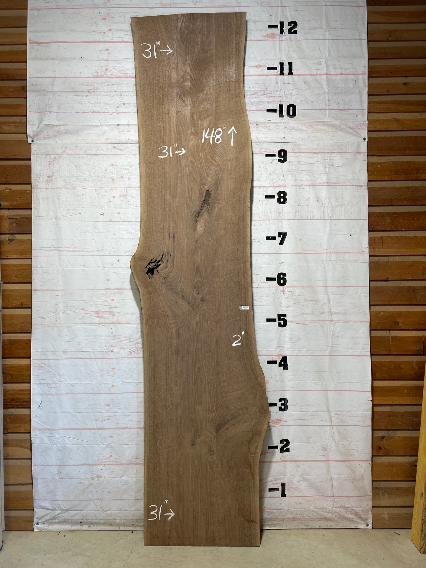 Live Edge Walnut Sku#28540-64