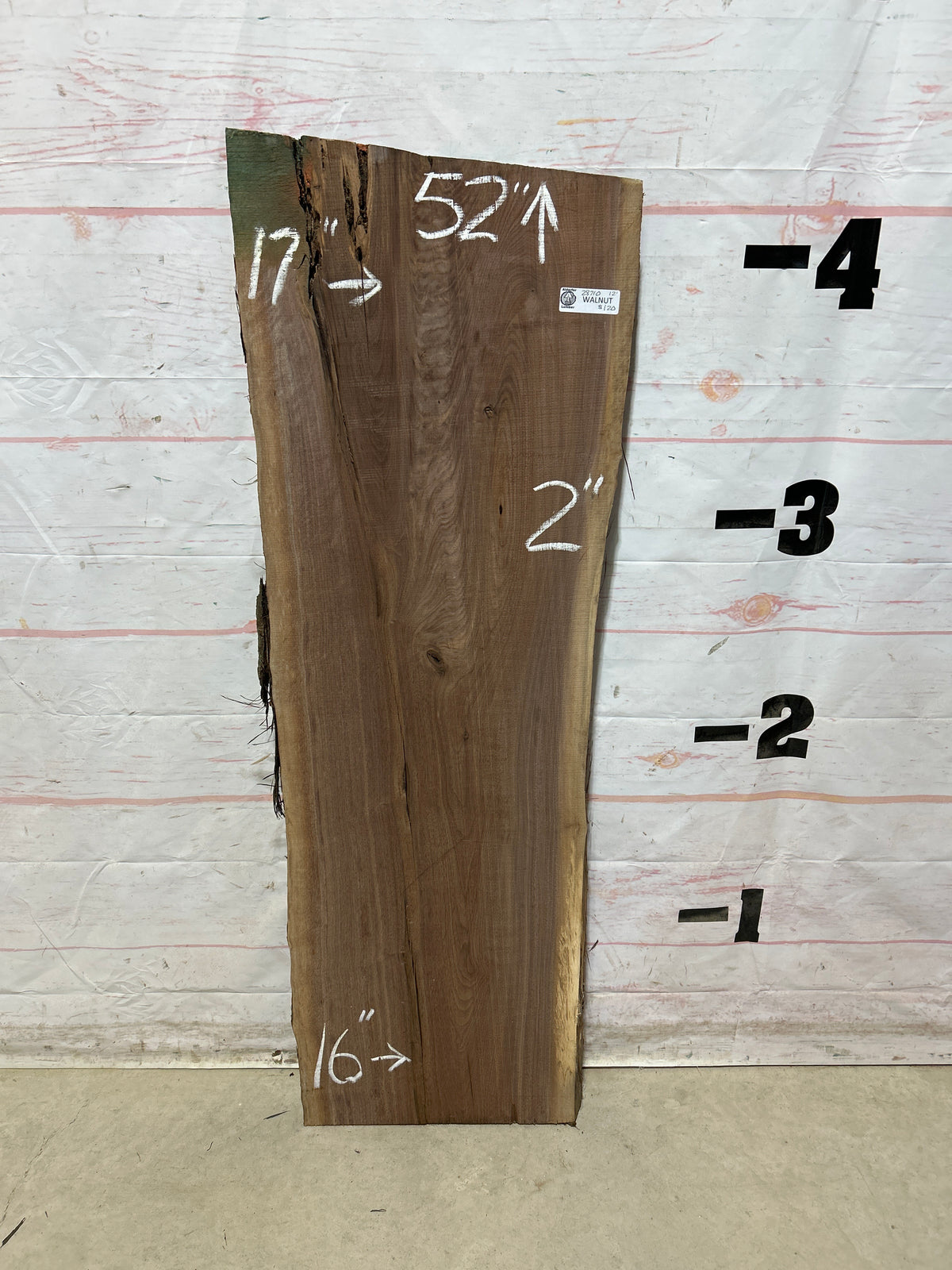 Live Edge Walnut Sku#28710G-12