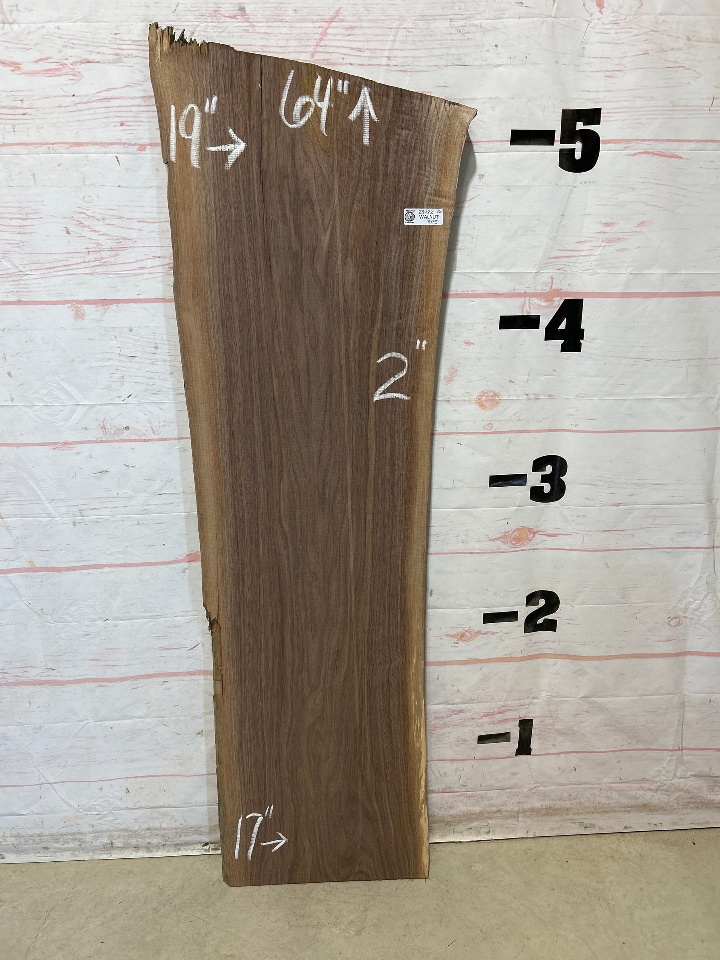 Live Edge Walnut Sku#28482G-16