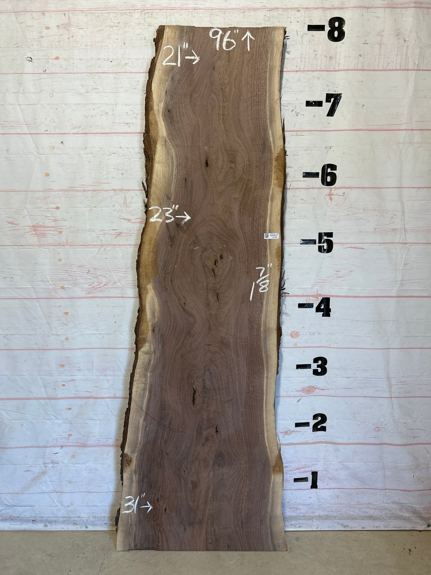 Live Edge Walnut Sku#28636K-35