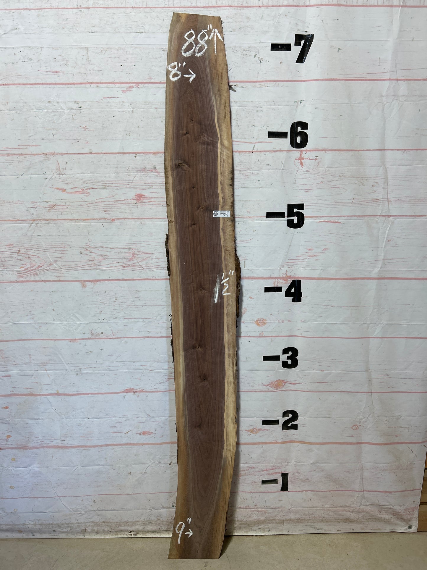 Live Edge Walnut Sku#28007M-8