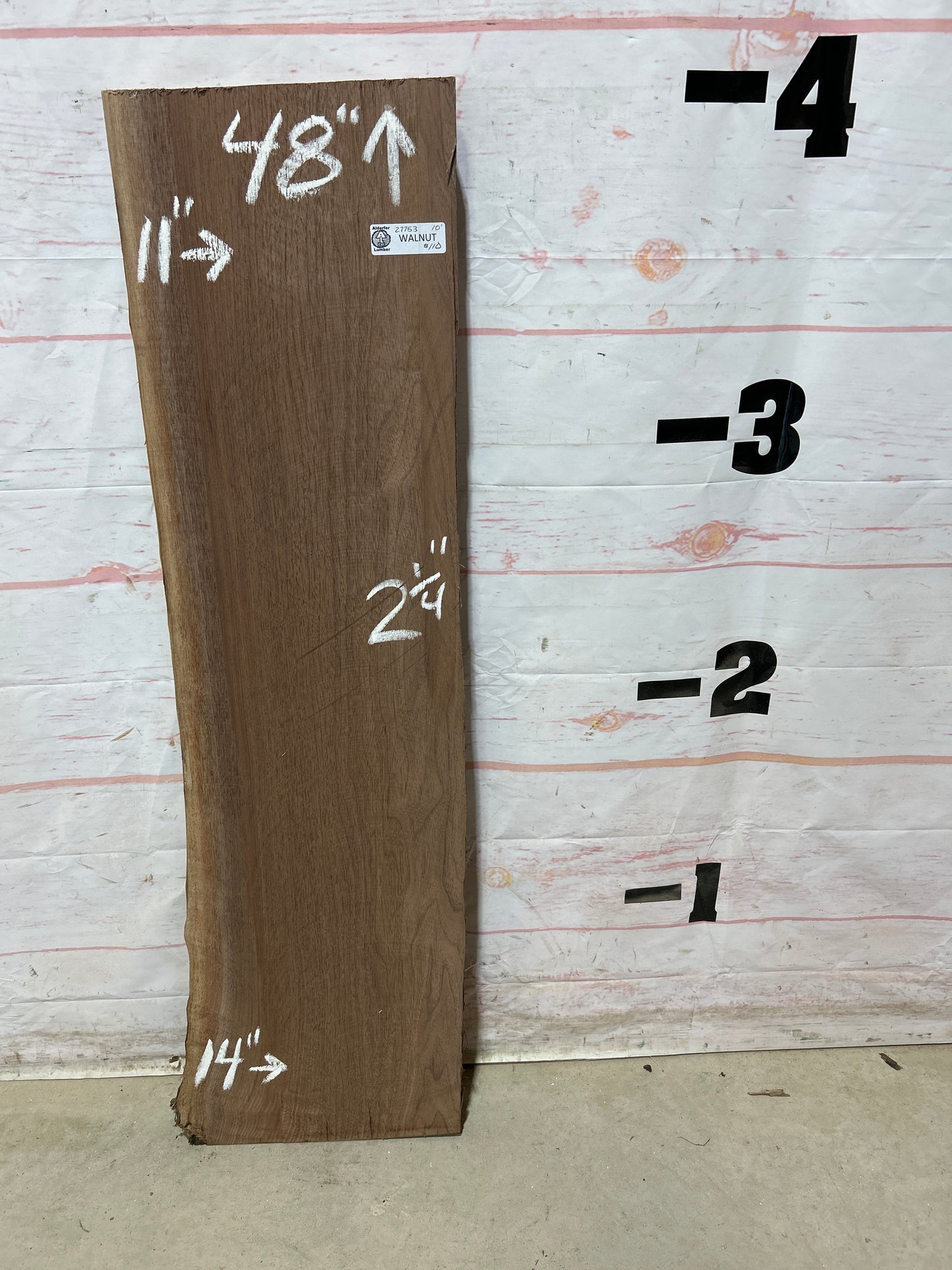 Live Edge Walnut Sku#27753M-10