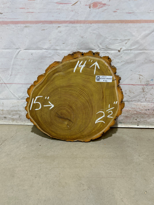 Live Edge Osage Orange Sku#28837M
