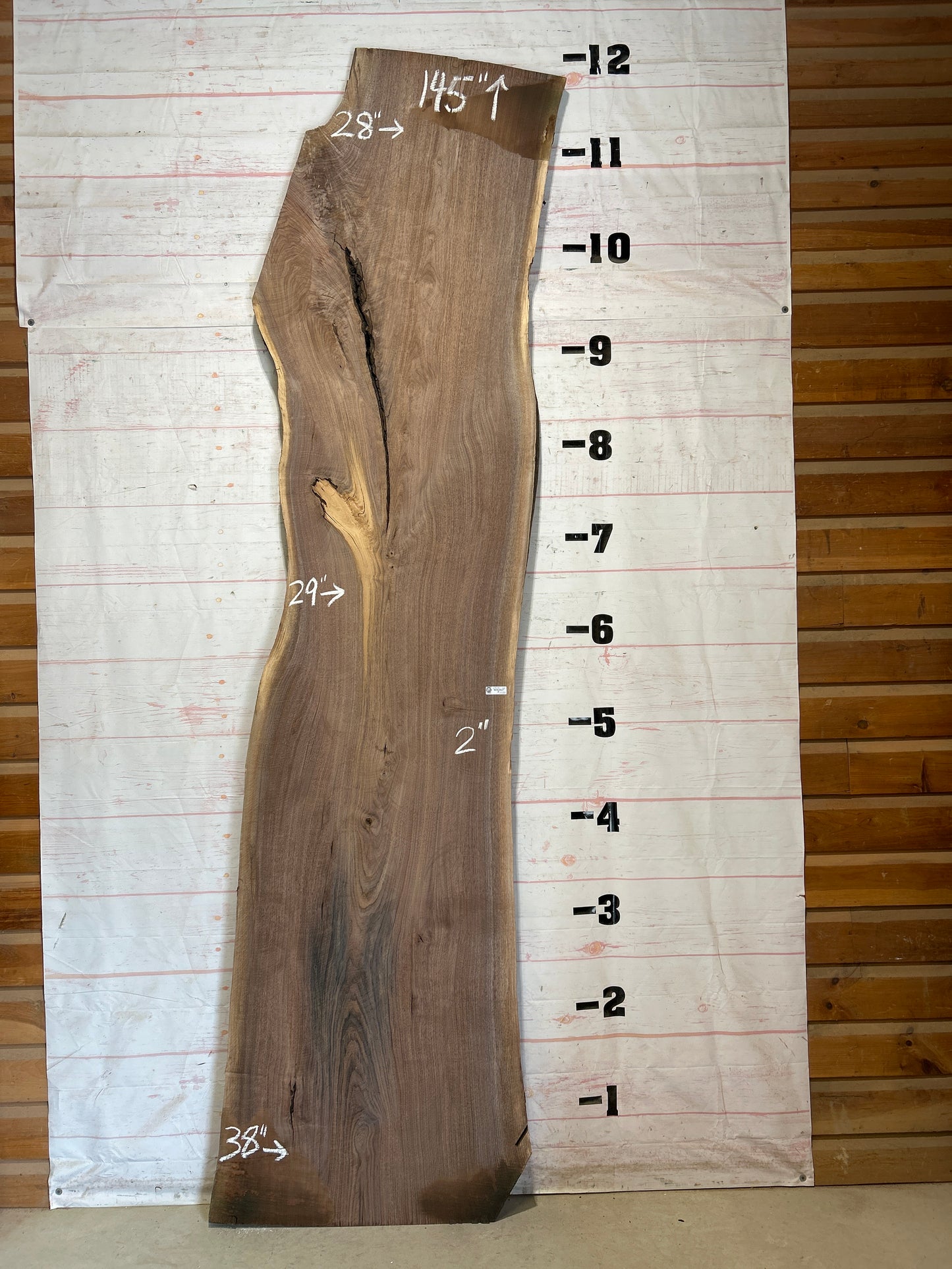 Live Edge Walnut Sku#28281-66