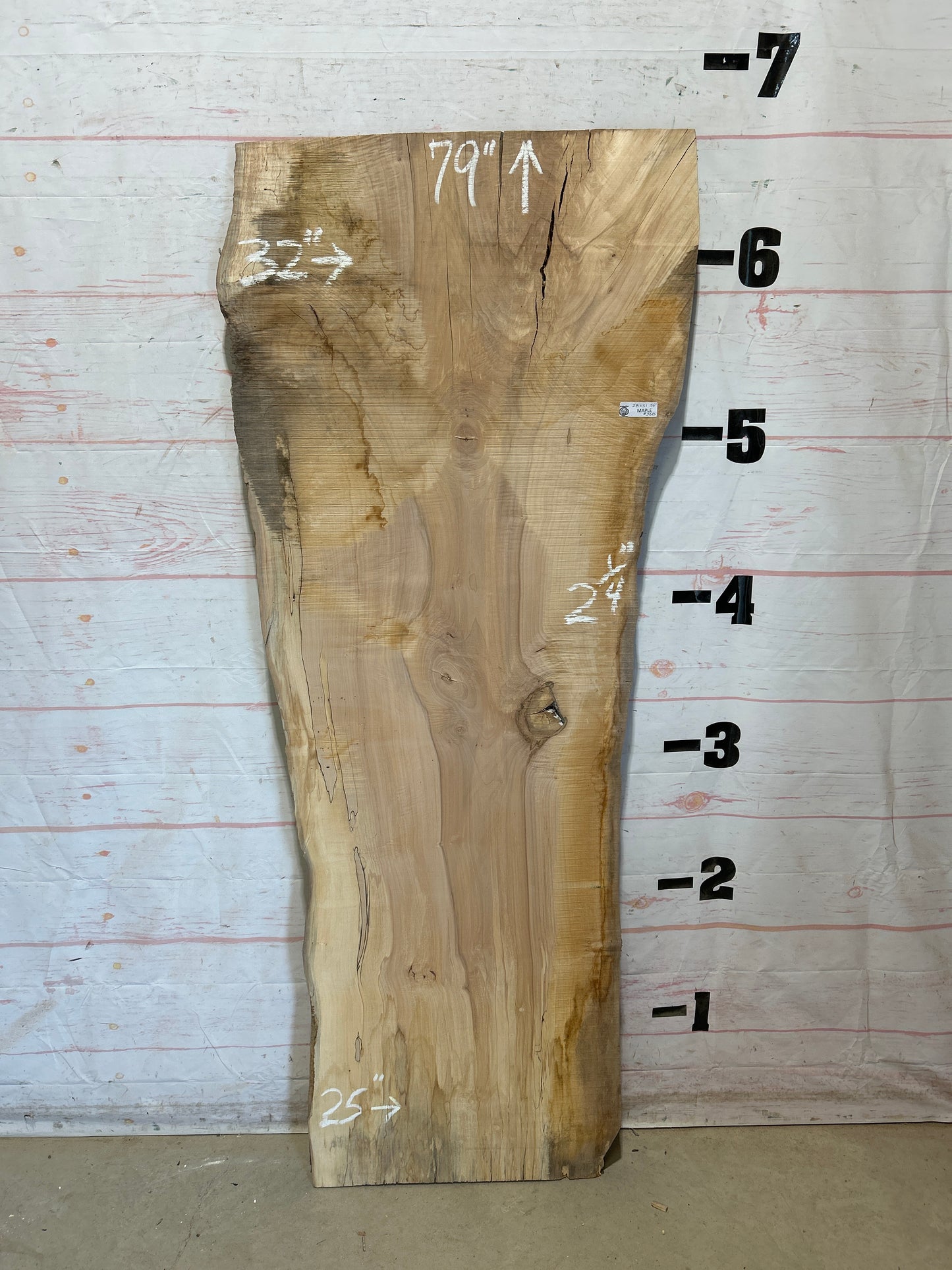 Live Edge Maple Sku#28331B-36