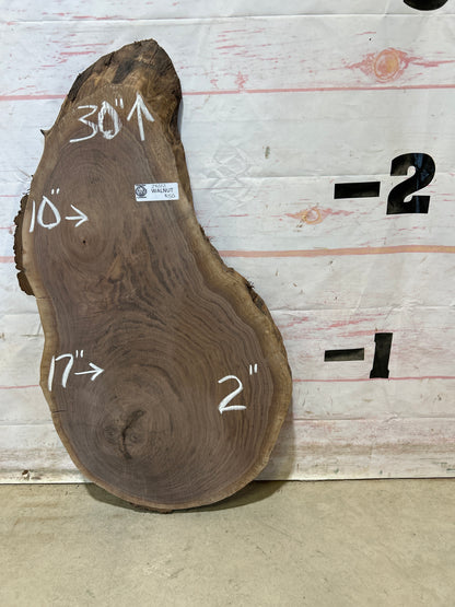 Live Edge Walnut Sku#28222M