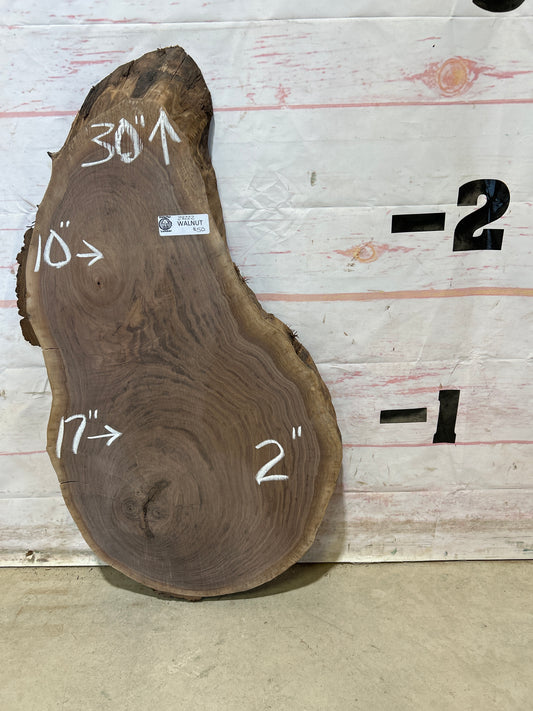 Live Edge Walnut Sku#28222M